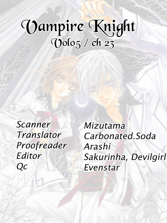 Vampire Knight - Vol.5 Chapter 23 : Lost Lambs