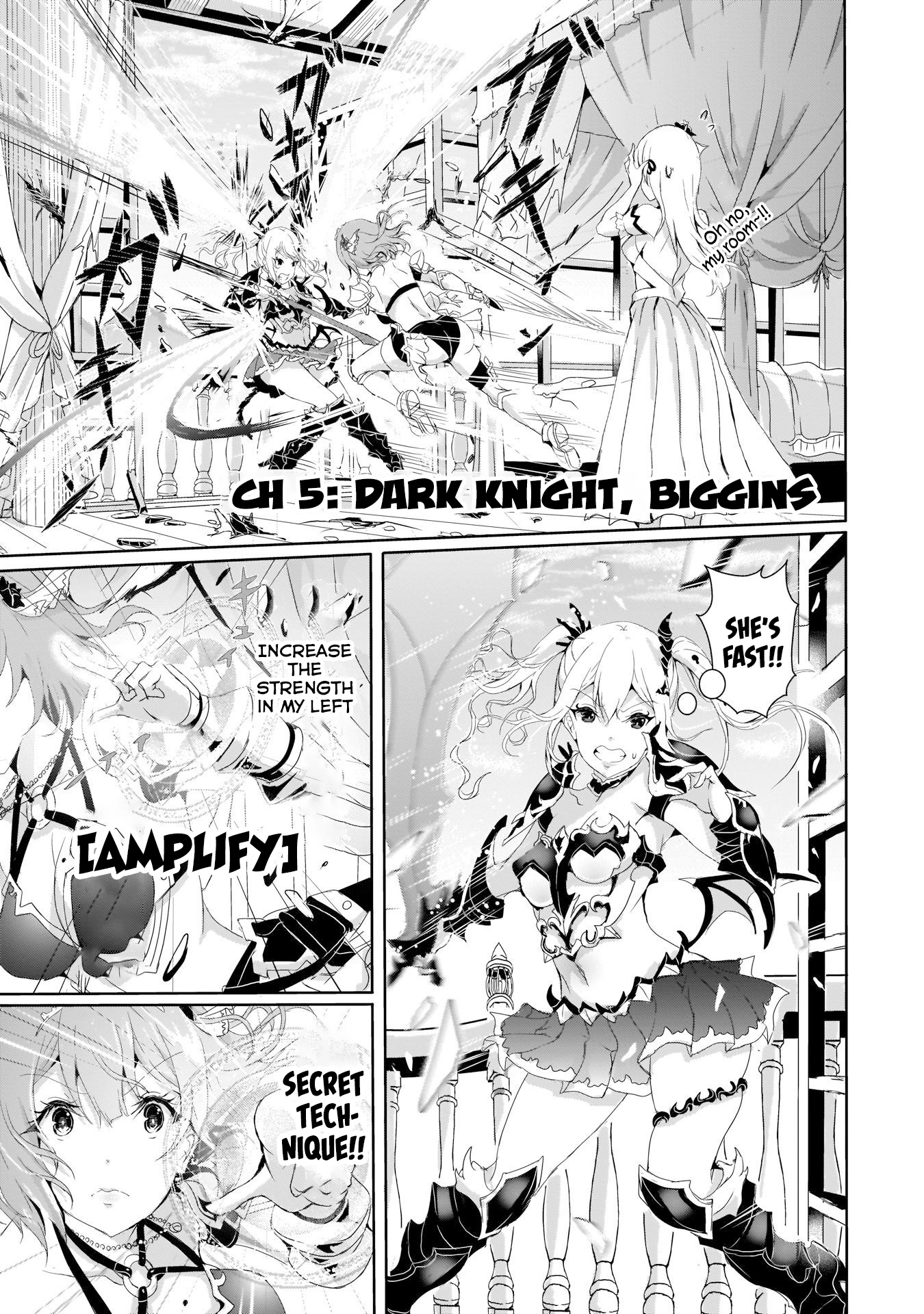 Hime To Onna Yuusha Ga Musubareru Tame No 12 No Hijiri Koui - Vol.1 Chapter 5: Dark Knight, Biggins