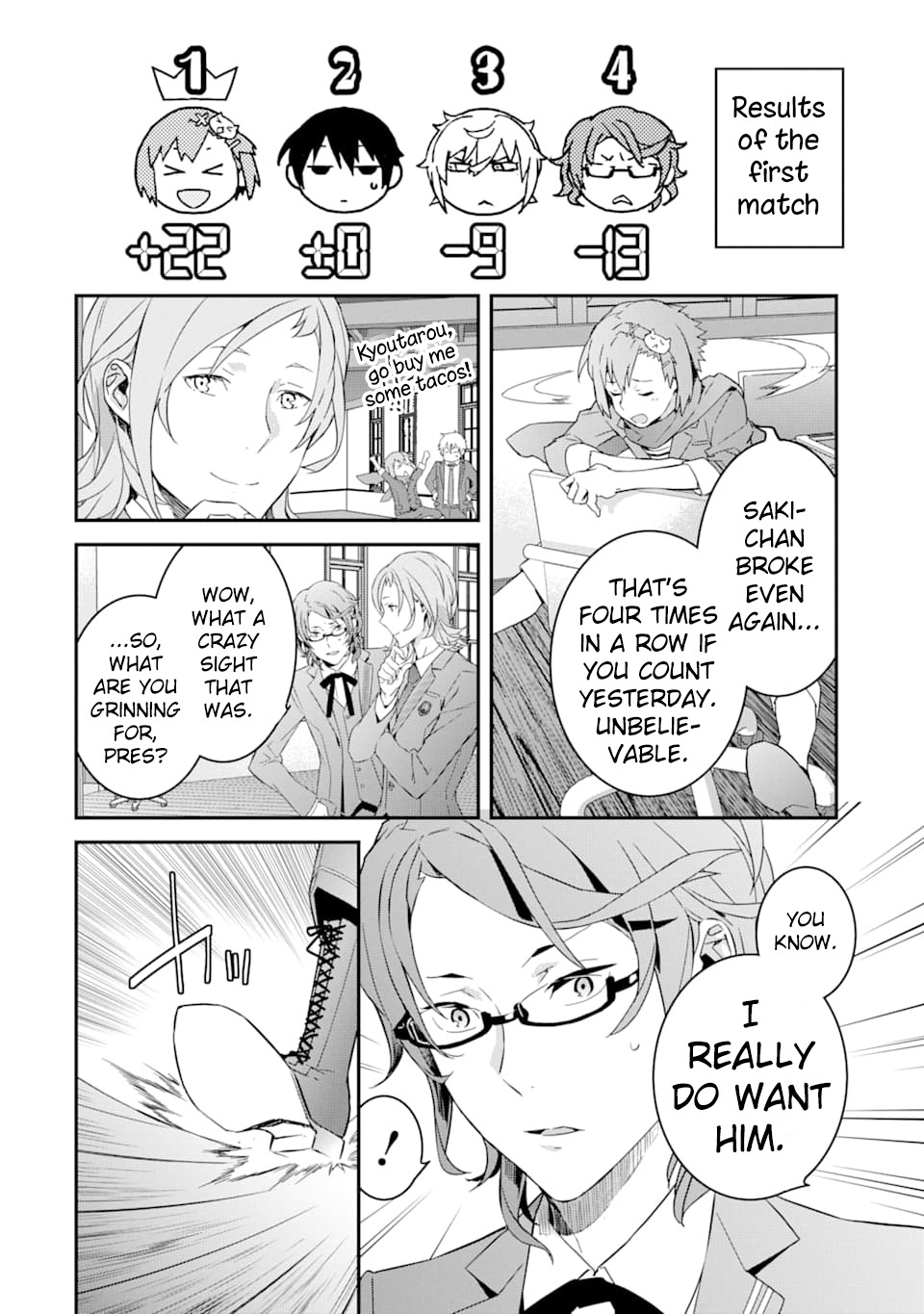 Saki Re: King's Tile Draw - Chapter 2: Rematch/Tenacity