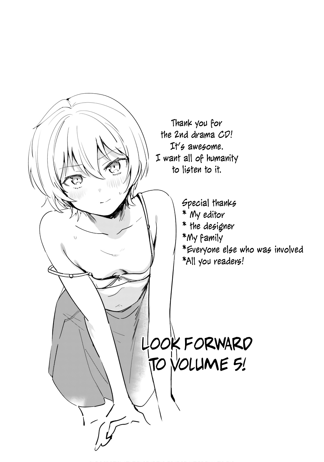 Sekai De Ichiban Oppai Ga Suki! - Vol.4 Chapter 33.6: Volume 4 Extras