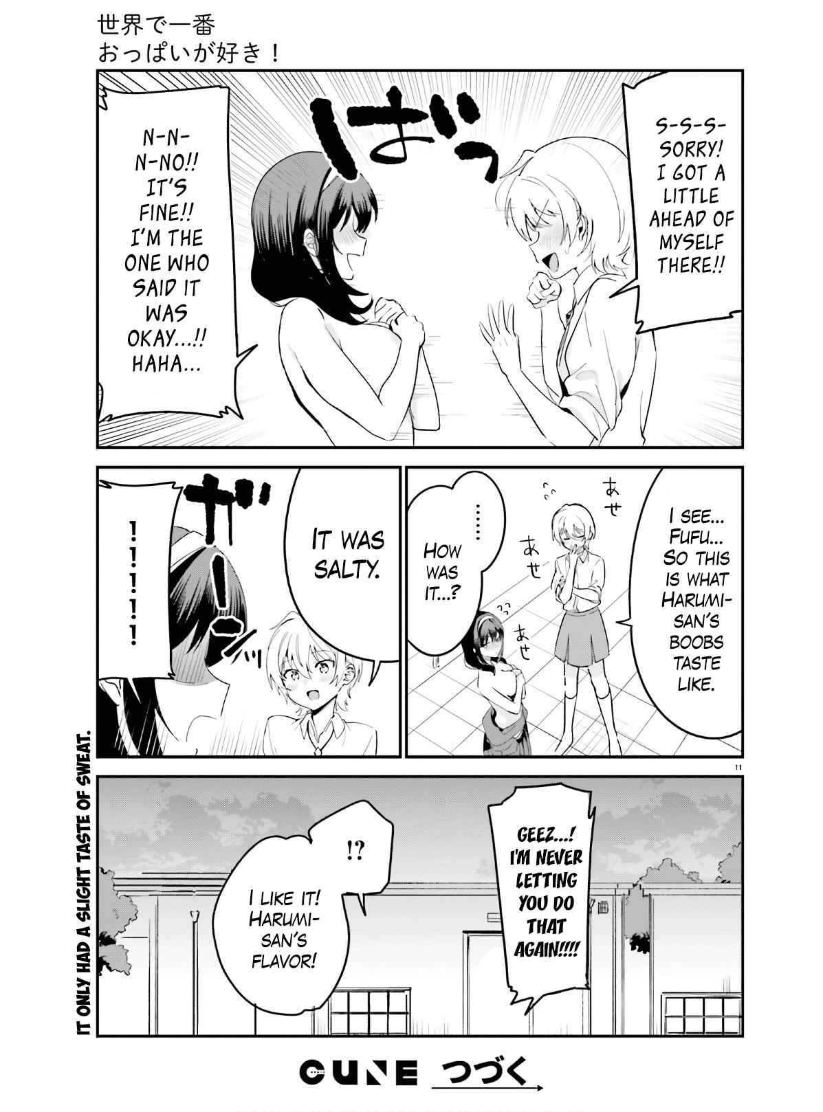 Sekai De Ichiban Oppai Ga Suki! - Chapter 39