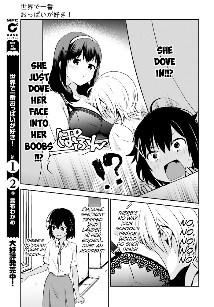 Sekai De Ichiban Oppai Ga Suki! - Vol.2 Chapter 24