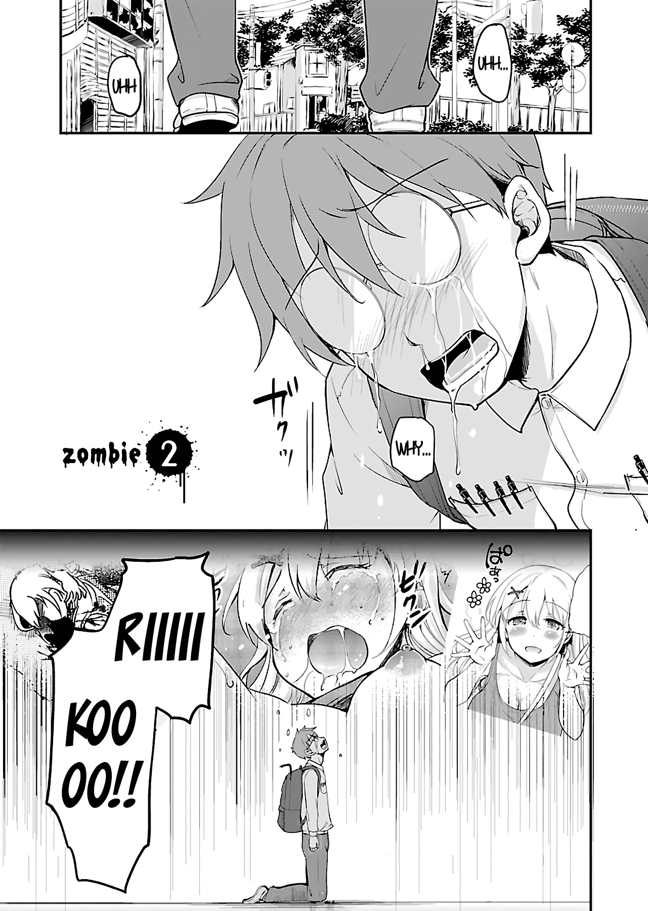 Zombie Darake No Kono Sekai De Wa Sex Shinai To Ikinokorenai - Chapter 2: Zombie 2