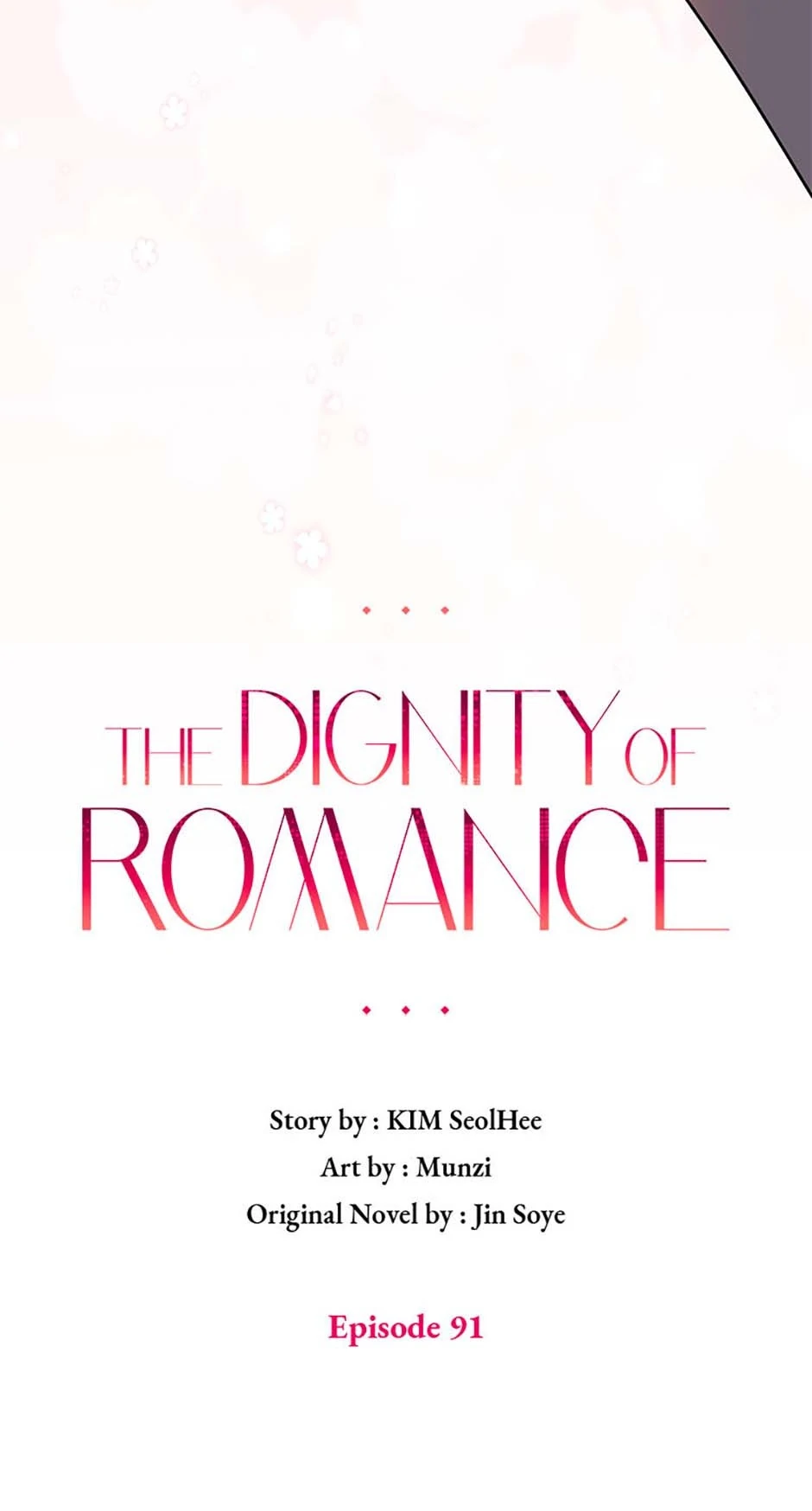 The Dignity Of Romance - Chapter 91