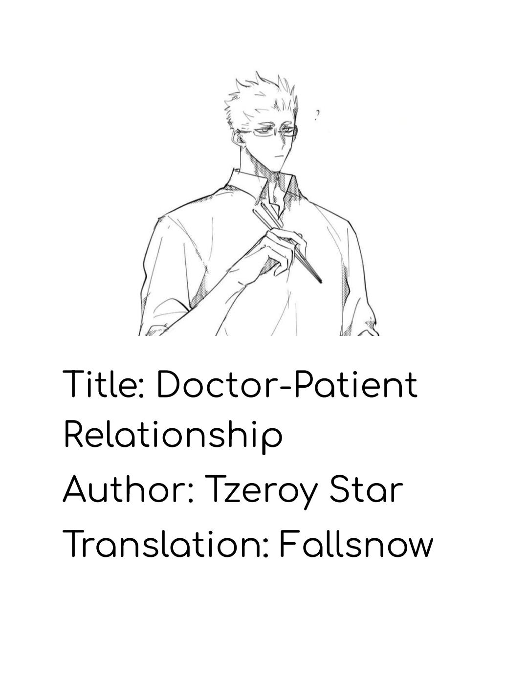 Doctor-Patient Relationship - Chapter 2