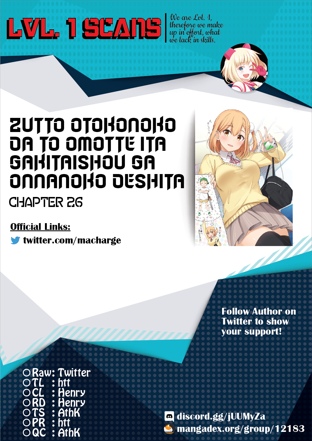 Zutto Otokonoko Da To Omotte Ita Gakitaishou Ga Onnanoko Deshita - Chapter 26