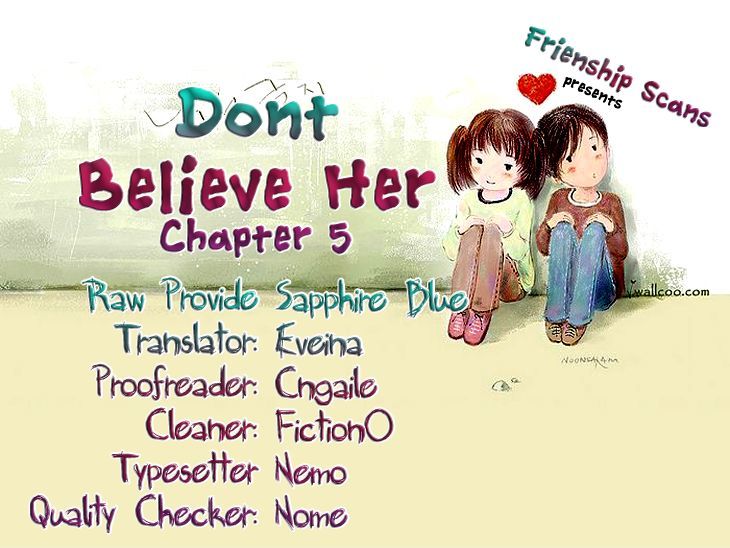 Don't Believe Her - Vol.1 Chapter 5