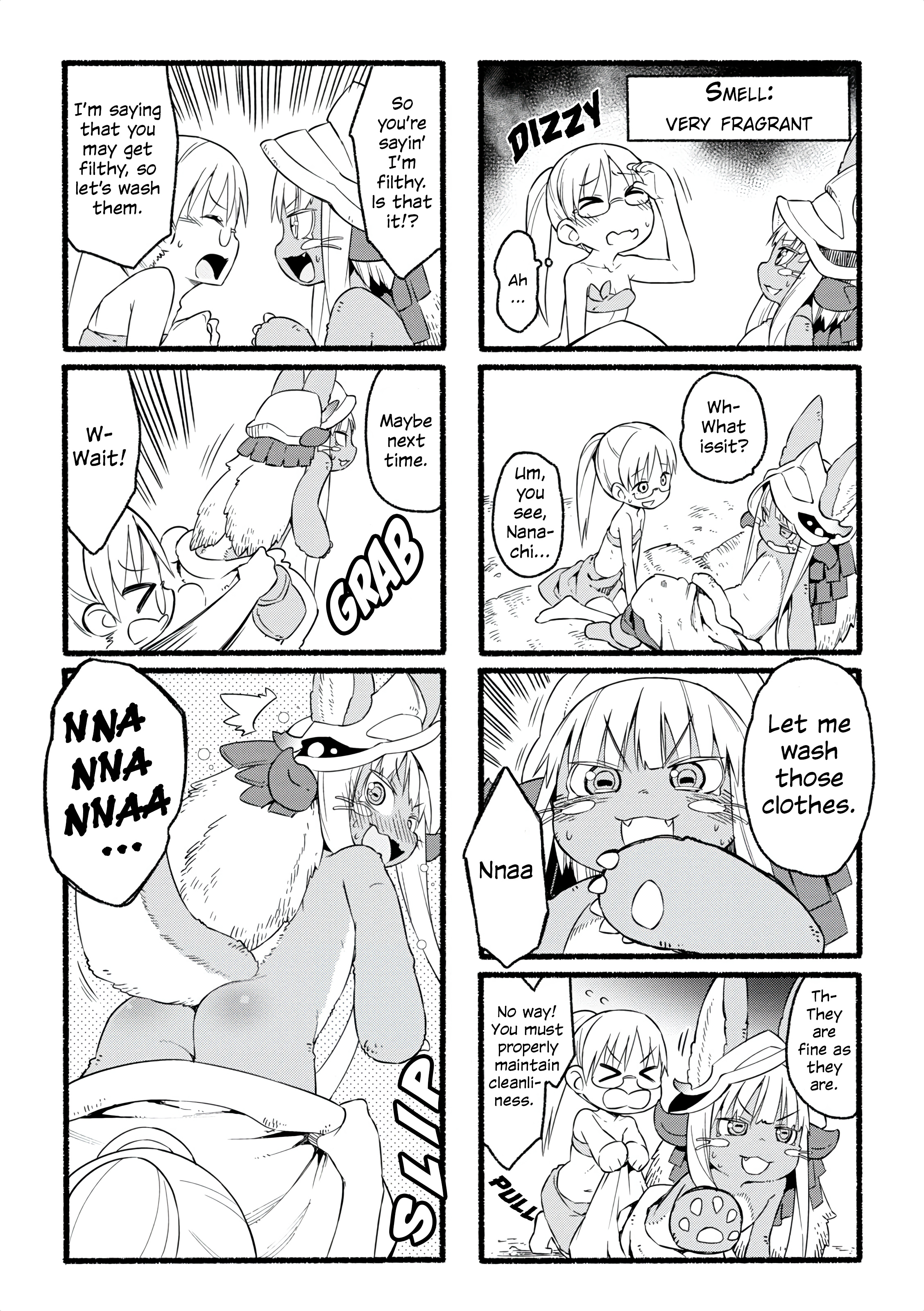 Made In Abyss Anthology - Vol.1 Chapter 13: Nanachi, Let Me Wash Those Clothes! (By Nemui Nenemaru)