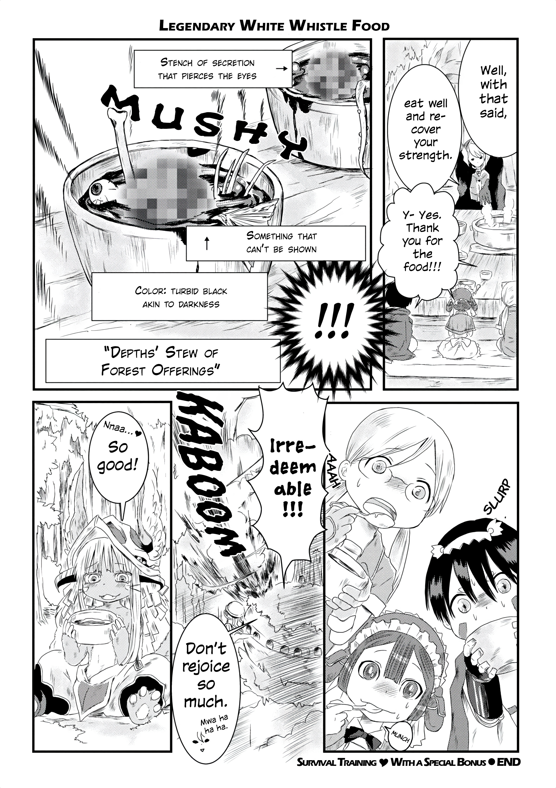 Made In Abyss Anthology - Vol.1 Chapter 14: Survival Training ♡ With A Special Bonus (By Karakusa Michiru)