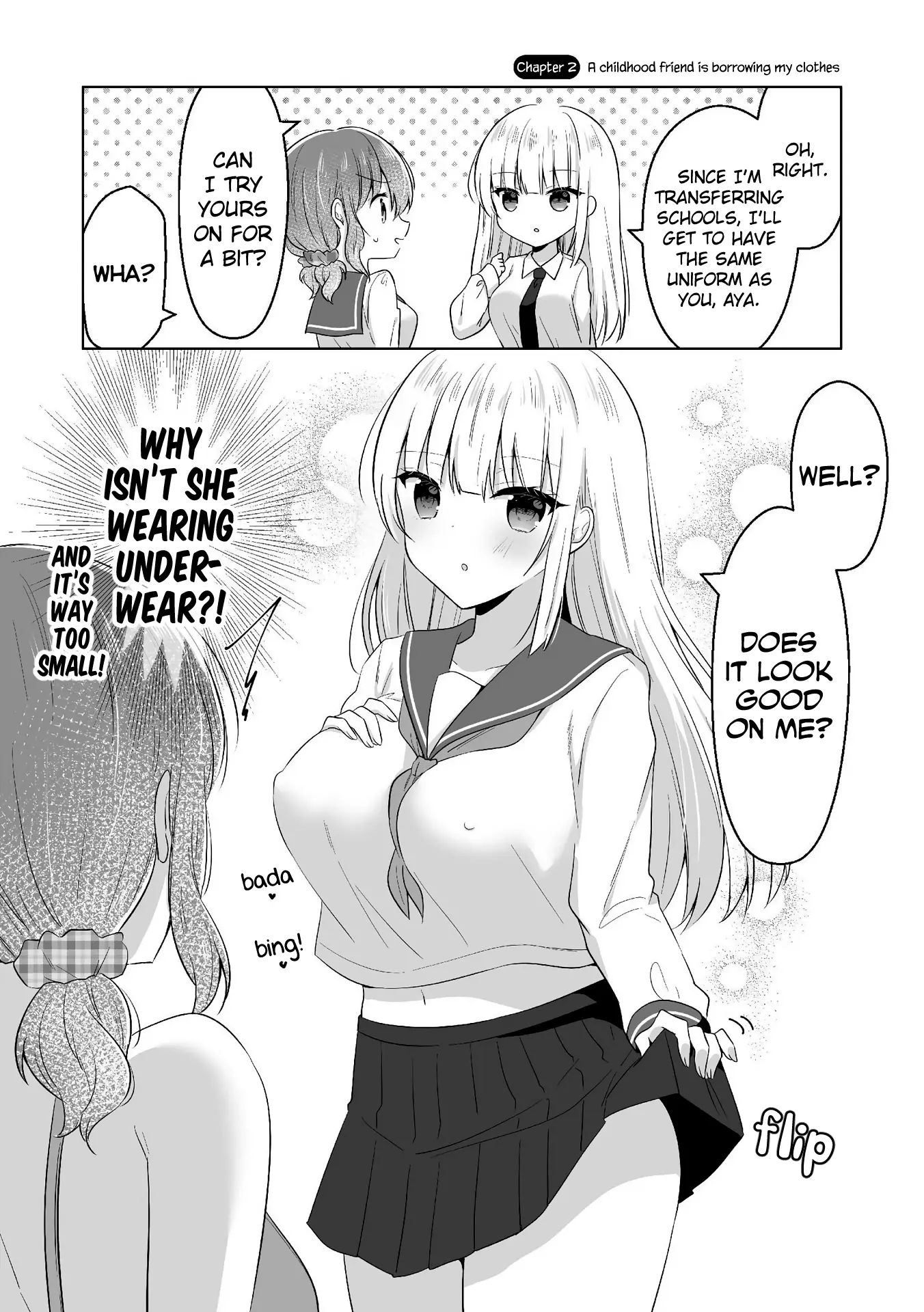 10 -Nen Mae Ni Osananajimi To Kekkon Suru Yakusoku-Shita Kedo - Vol.1 Chapter 2: A Childhood Friend Is Borrowing My Clothes