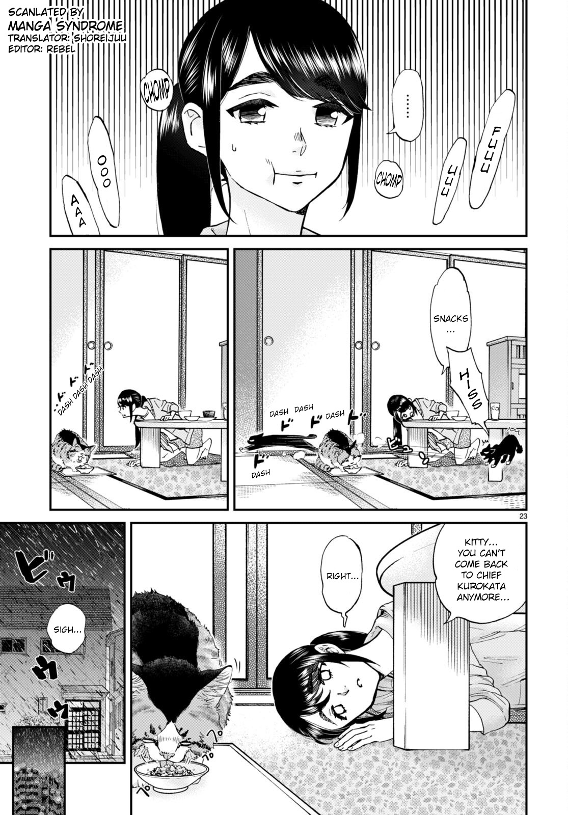 Hosomura-San With Cat's Snack - Vol.2 Chapter 12: Shabu-Shabu For Two Cats