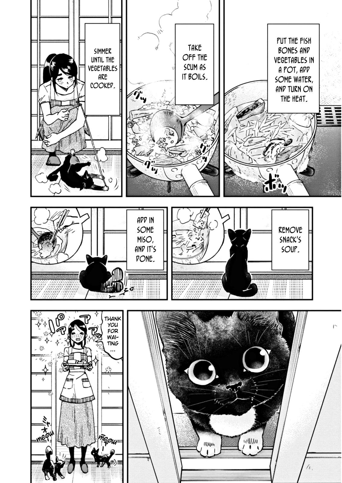 Hosomura-San With Cat's Snack - Vol.1 Chapter 6: The Best Fishbone Soup