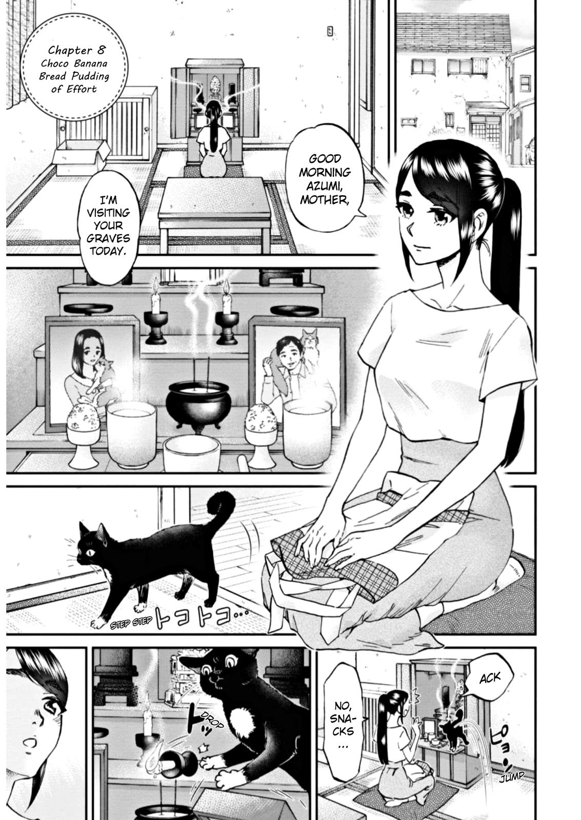 Hosomura-San With Cat's Snack - Vol.2 Chapter 8: Choco Banana Bread Pudding Of Effort