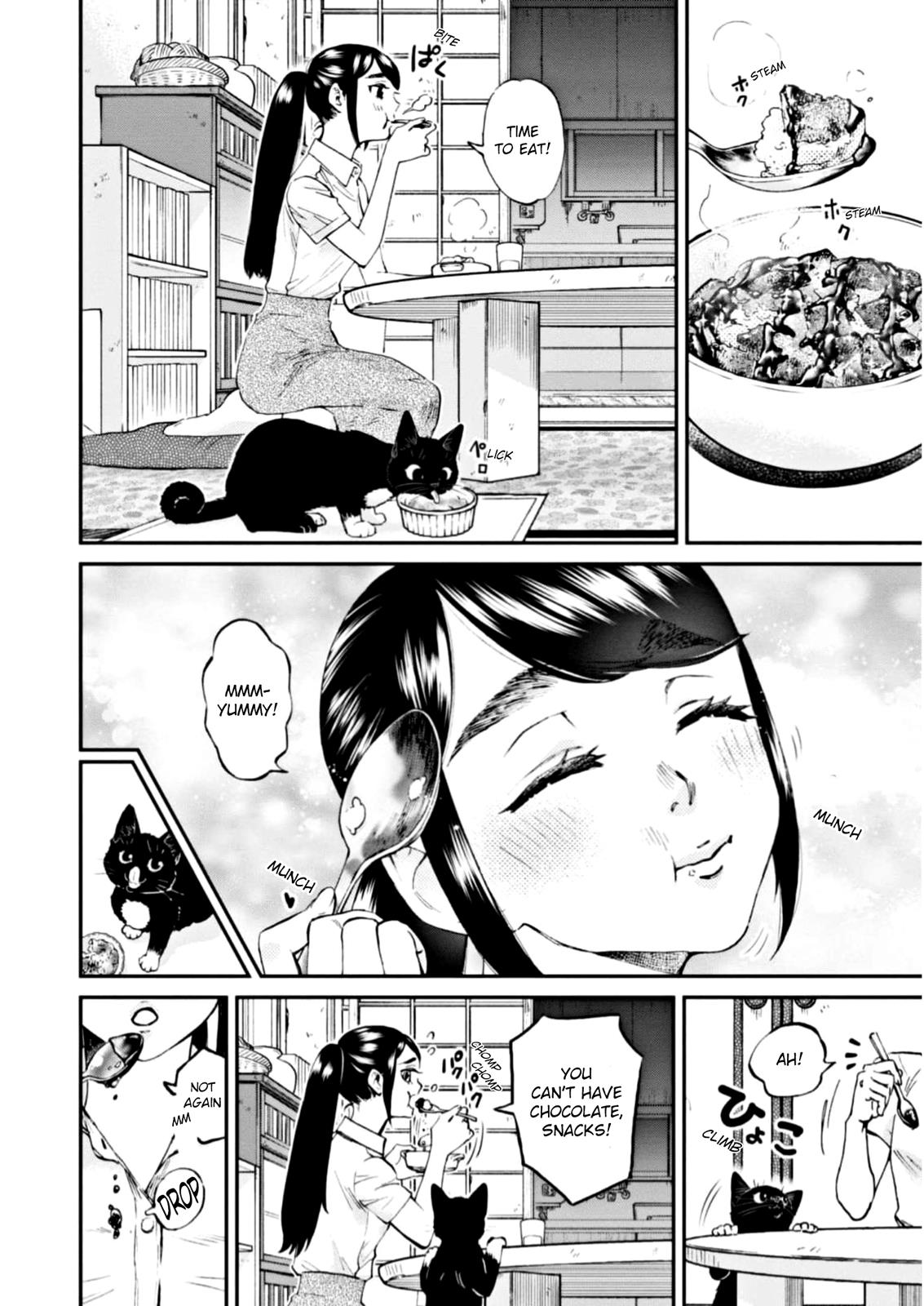 Hosomura-San With Cat's Snack - Vol.2 Chapter 8: Choco Banana Bread Pudding Of Effort