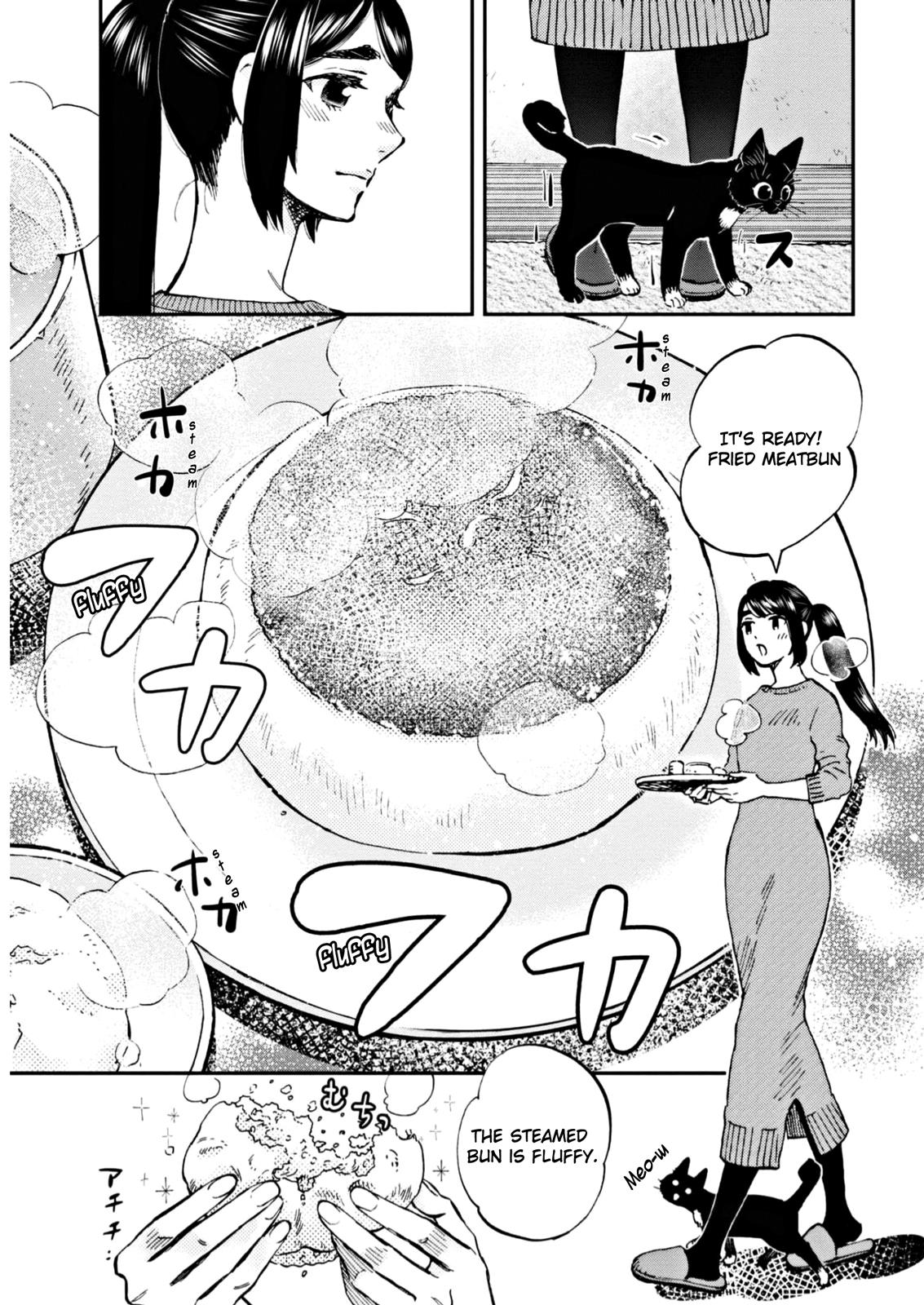 Hosomura-San With Cat's Snack - Vol.1 Chapter 5: Happy Fried Meat Bun