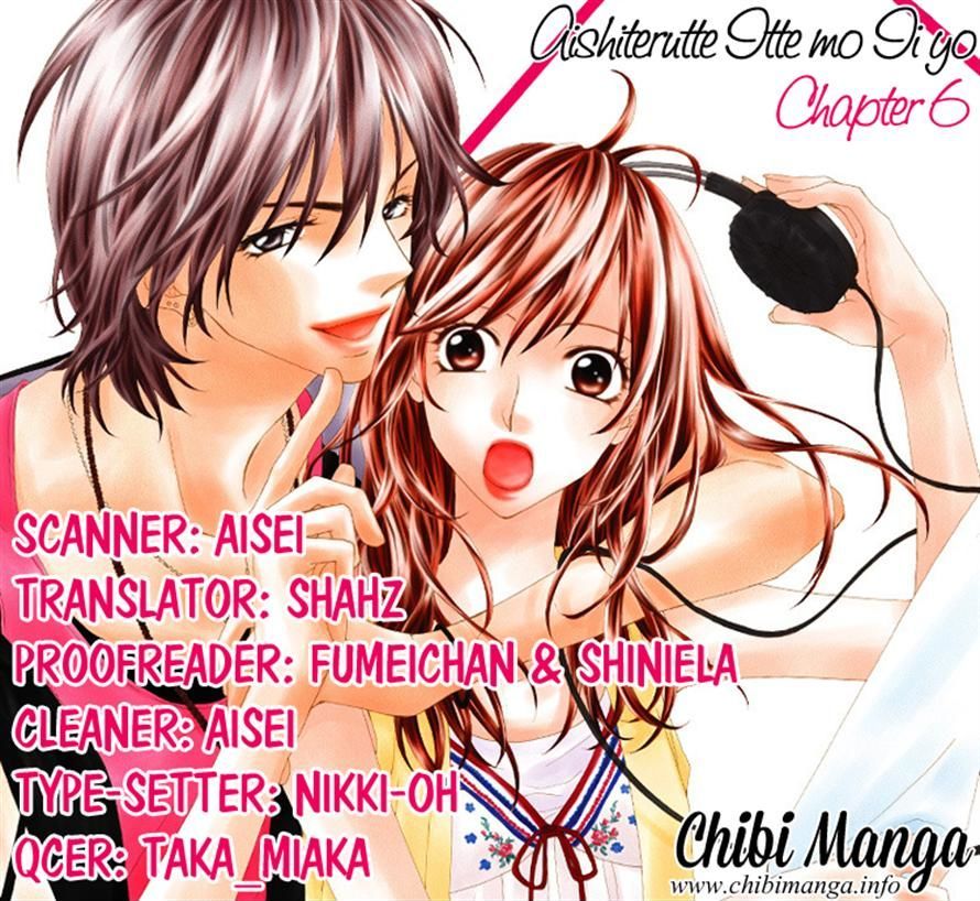 Aishiteru Tte Itte Mo Ii Yo - Vol.2 Chapter 6