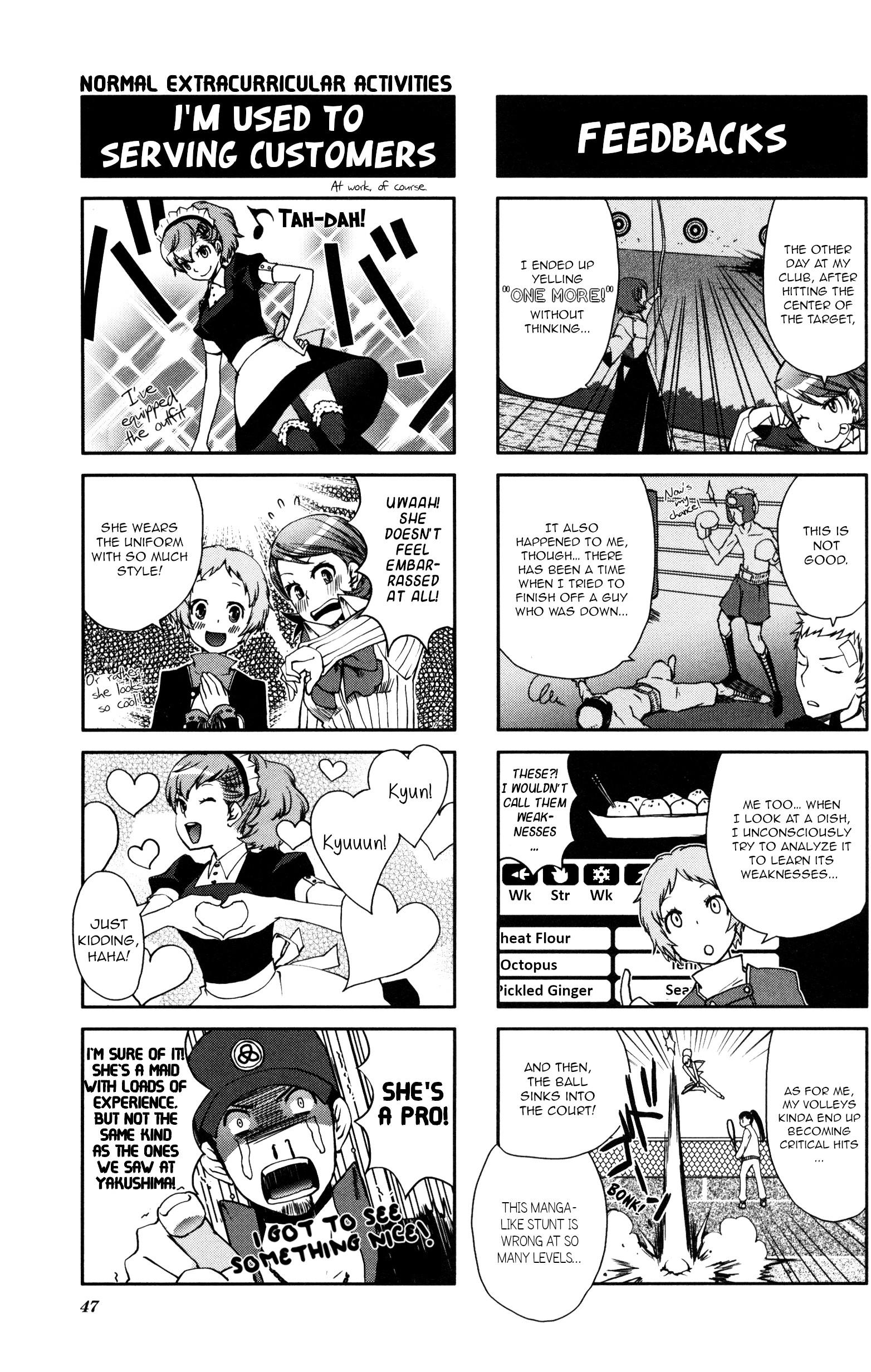 Persona 3 Portable 4Koma Gag Battle - Vol.1 Chapter 8: Normal Extra-Curricular Activities (Artist: Taihei Hiromi)