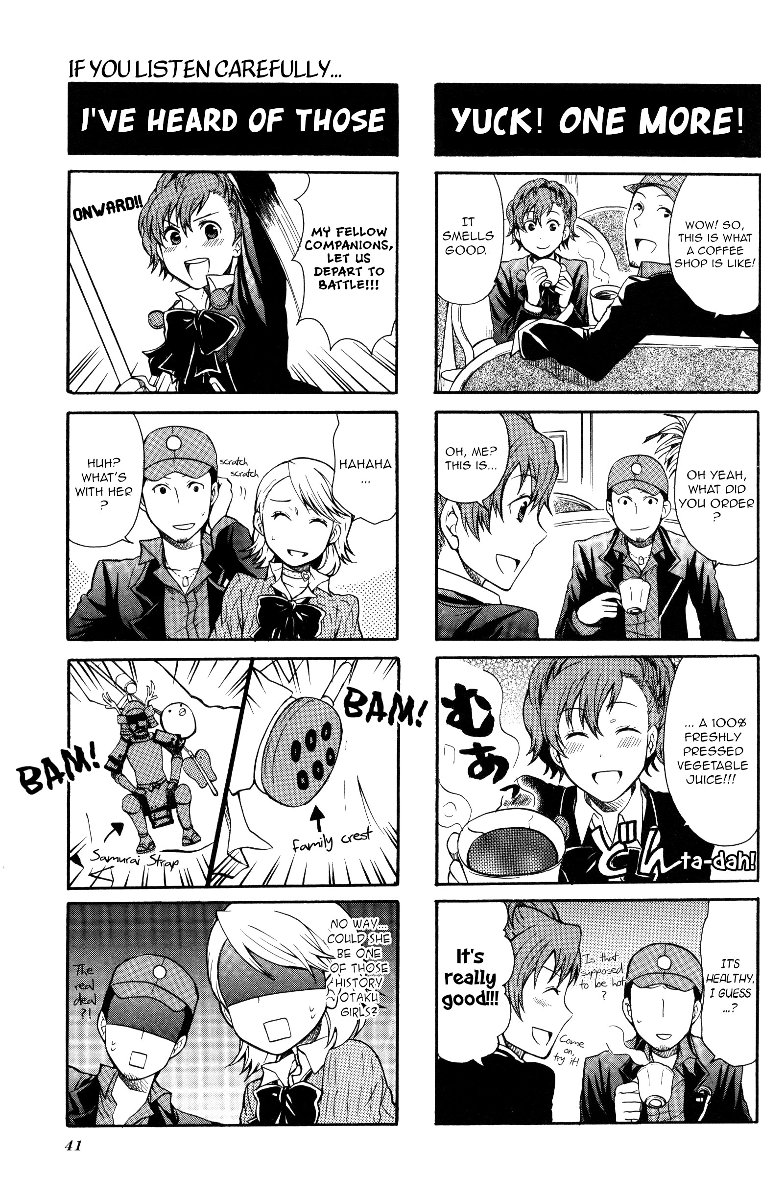 Persona 3 Portable 4Koma Gag Battle - Vol.1 Chapter 7: If You Listen Carefully... (Artist: Nagao Uka)