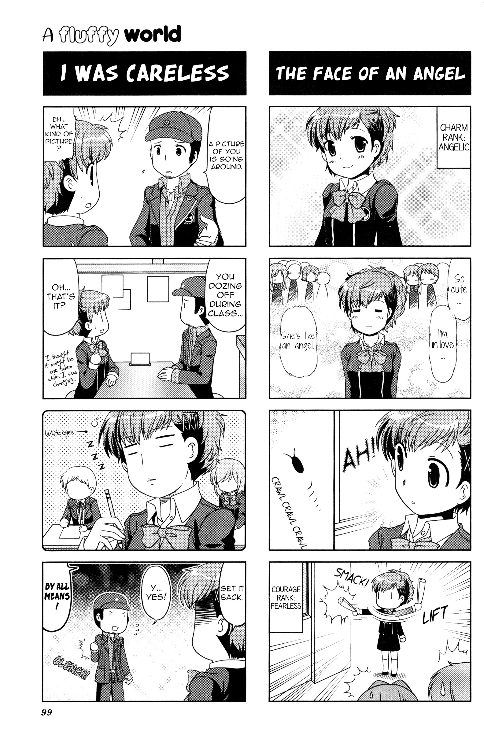 Persona 3 Portable 4Koma Gag Battle - Vol.1 Chapter 17: A Fluffy World (Artist: Tomo)