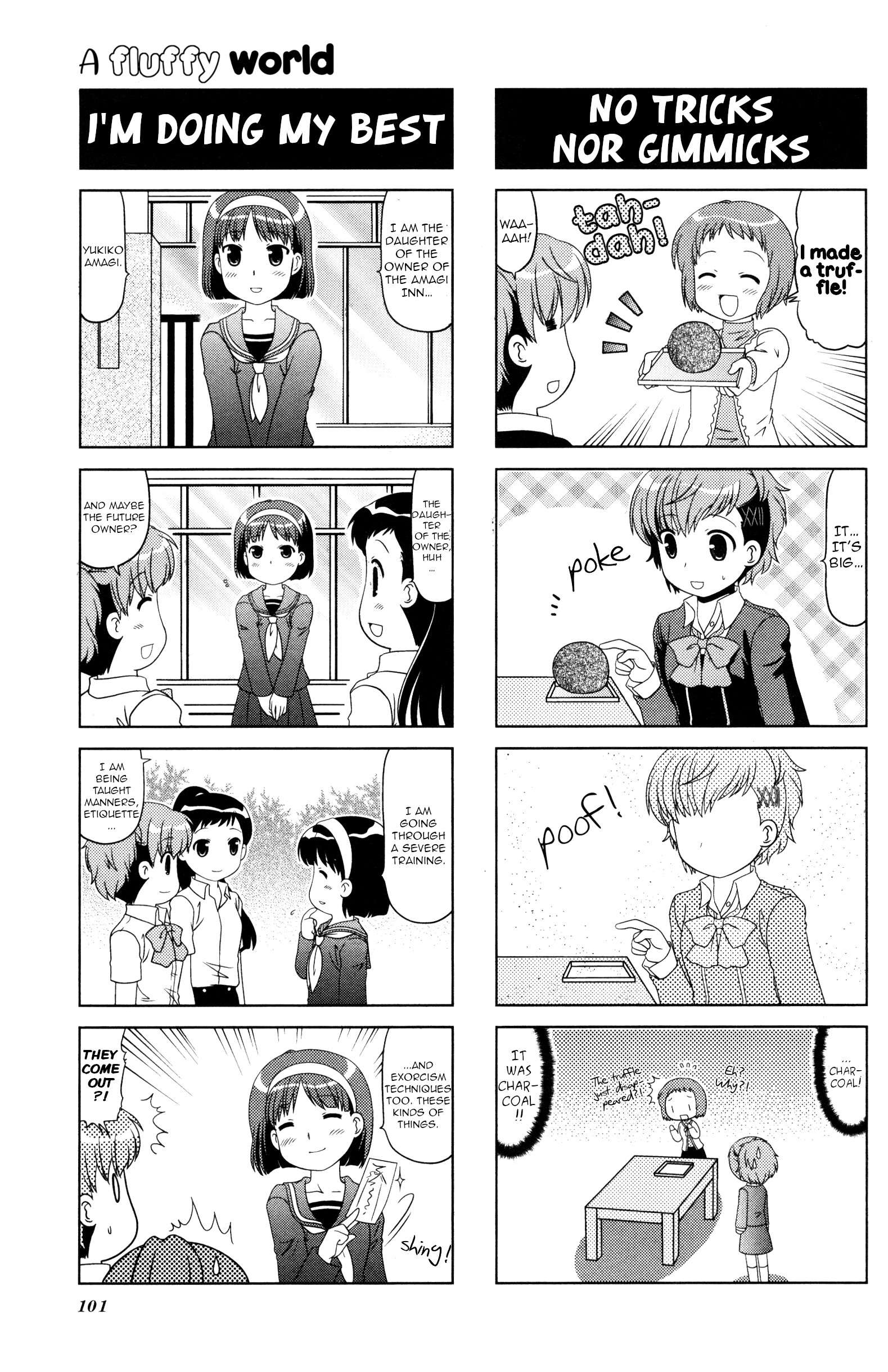 Persona 3 Portable 4Koma Gag Battle - Vol.1 Chapter 17: A Fluffy World (Artist: Tomo)