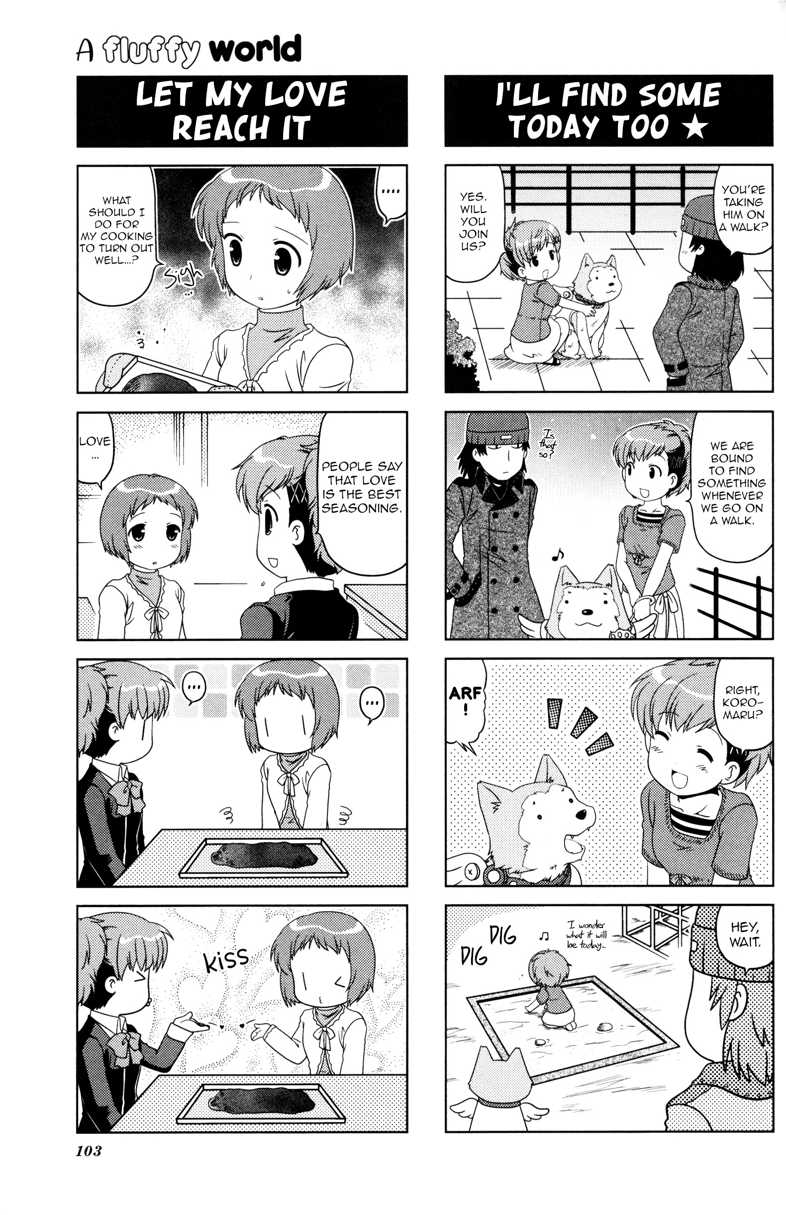 Persona 3 Portable 4Koma Gag Battle - Vol.1 Chapter 17: A Fluffy World (Artist: Tomo)