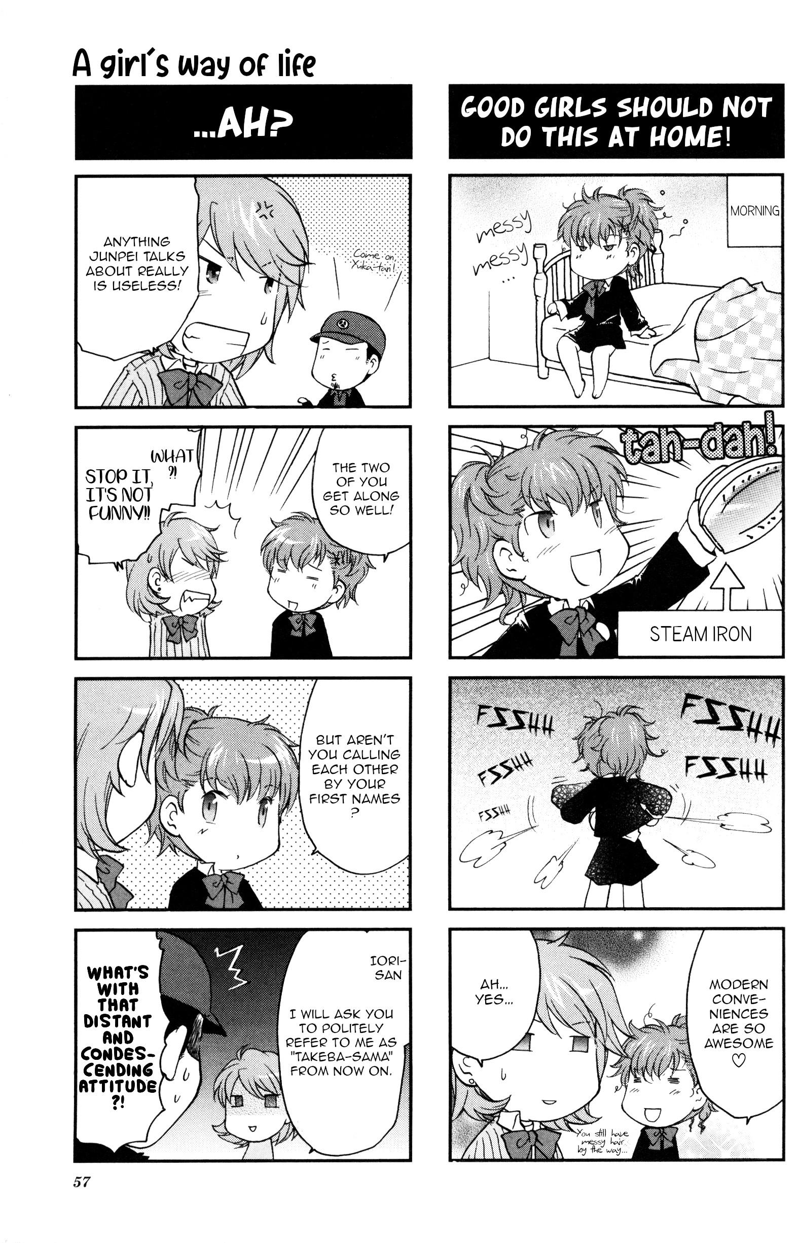 Persona 3 Portable 4Koma Gag Battle - Vol.1 Chapter 10: A Girl's Way Of Life (Artist: Tonami Minato)