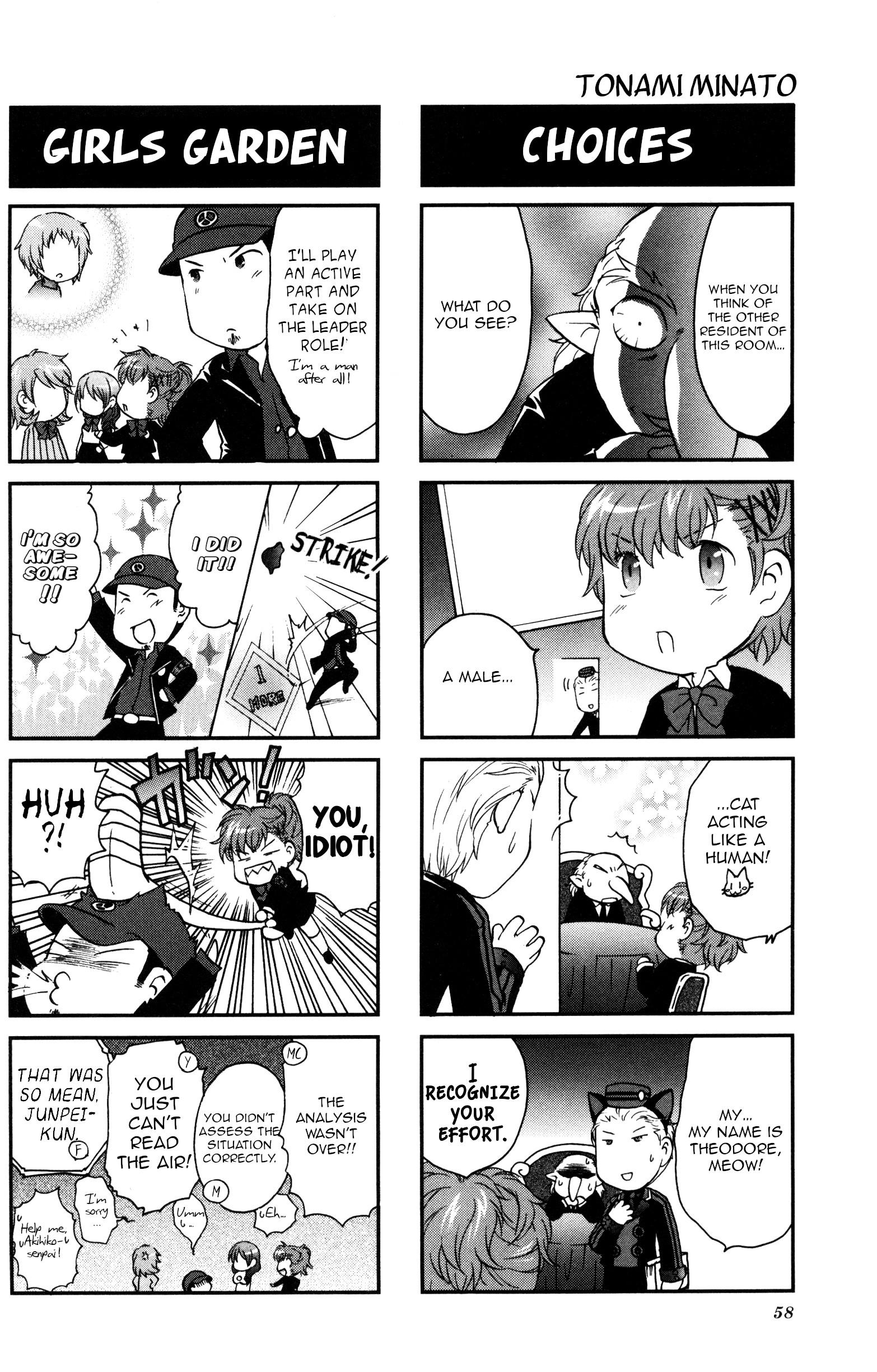 Persona 3 Portable 4Koma Gag Battle - Vol.1 Chapter 10: A Girl's Way Of Life (Artist: Tonami Minato)