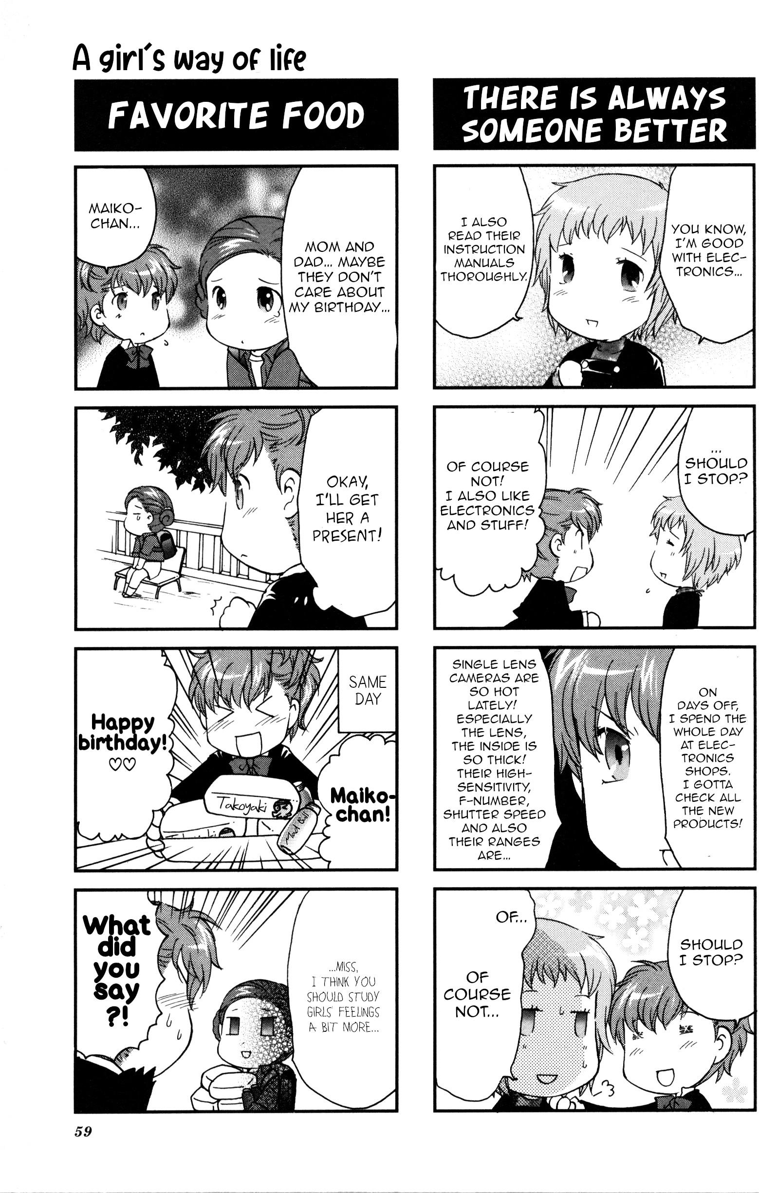 Persona 3 Portable 4Koma Gag Battle - Vol.1 Chapter 10: A Girl's Way Of Life (Artist: Tonami Minato)