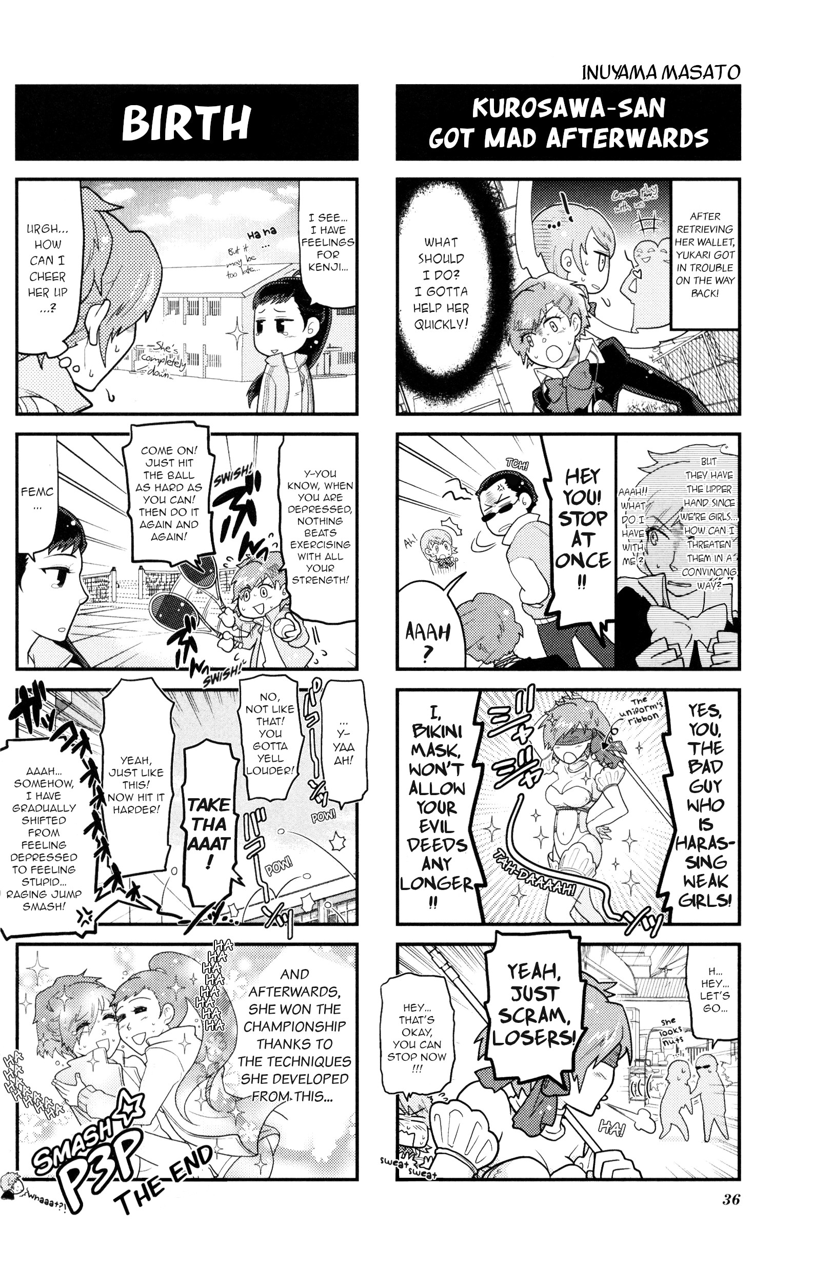 Persona 3 Portable 4Koma Gag Battle - Vol.1 Chapter 6: I Am On High Alert! (Artist: Inuyama Masato)