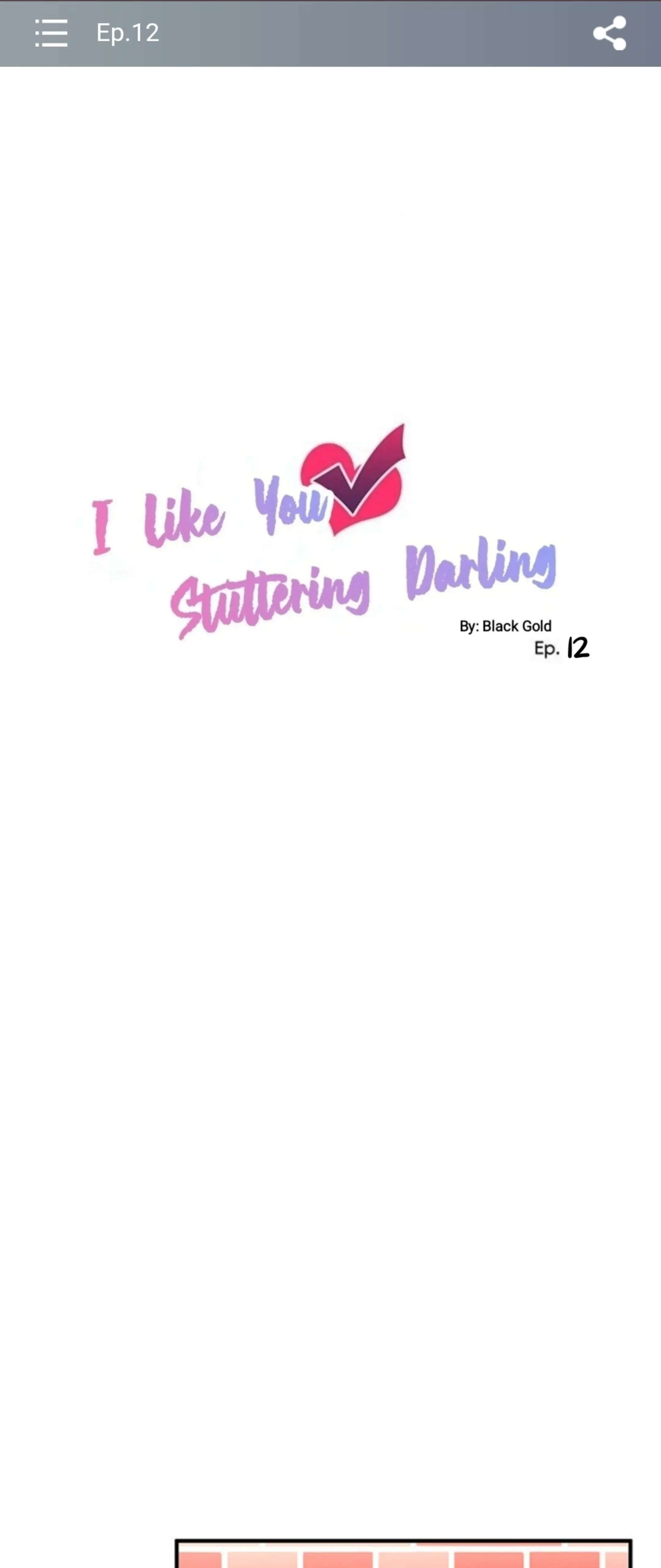 I Like You Stuttering Darling - Chapter 12