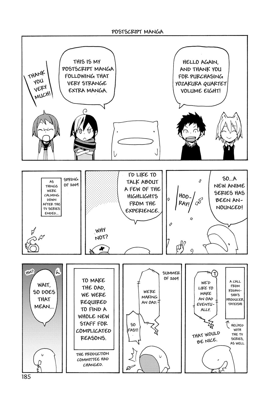 Yozakura Quartet - Chapter 44.5