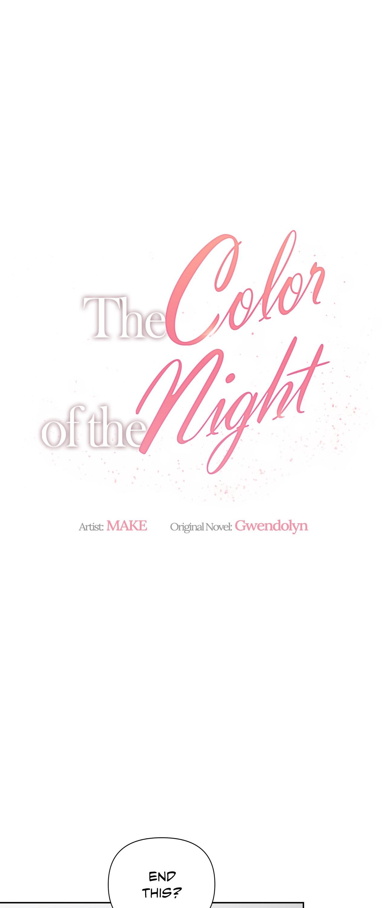 The Color Of The Night - Chapter 33