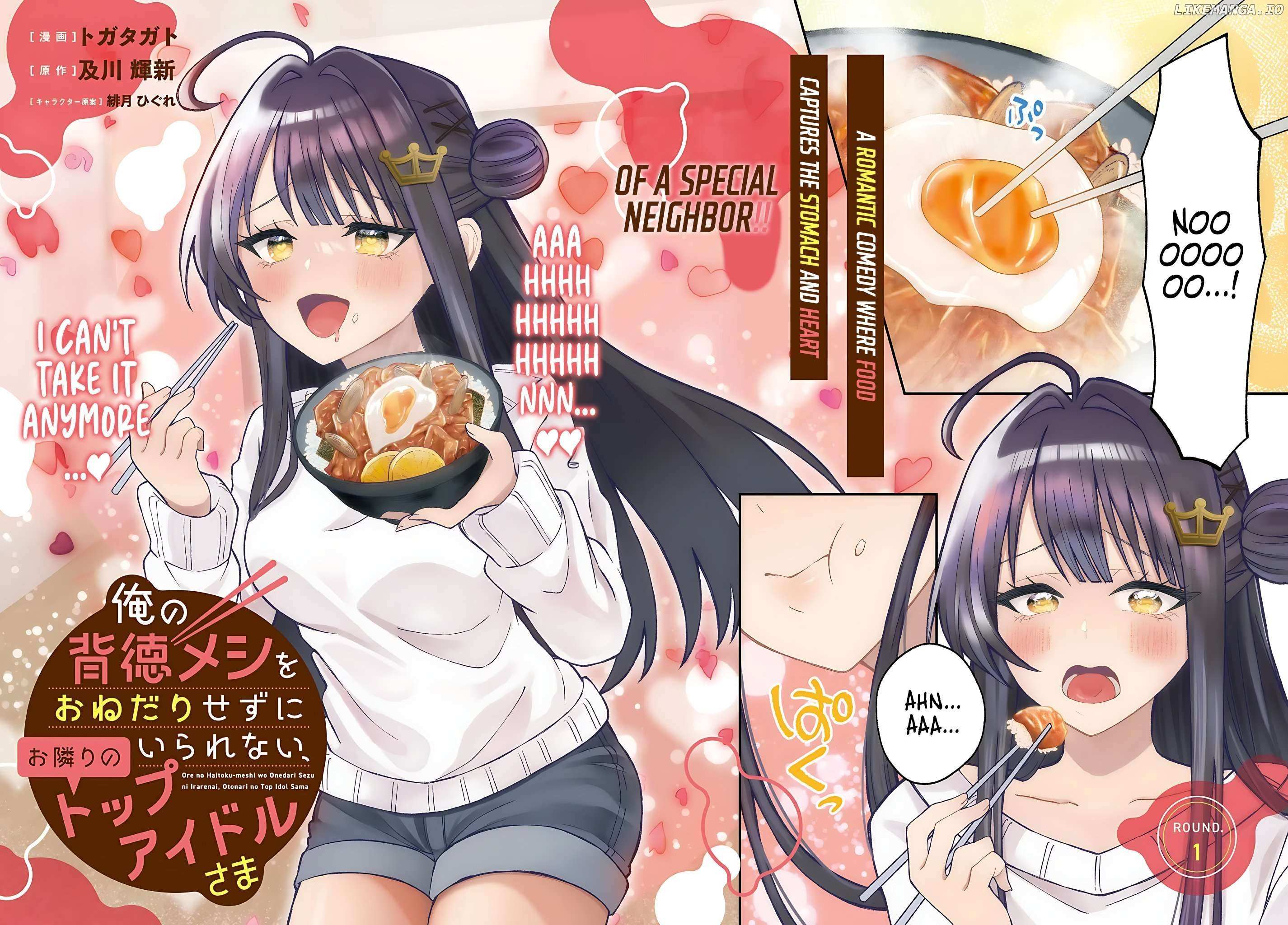 Ore No Haitoku Meshi Wo Onedari Sezu Ni Irarenai, Otonari No Top Idol-Sama - Chapter 1