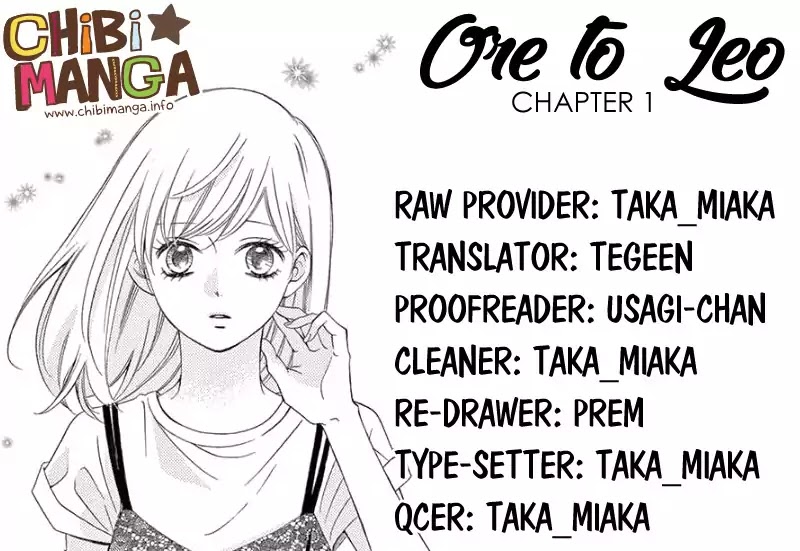 Ore To Leo - Chapter 1