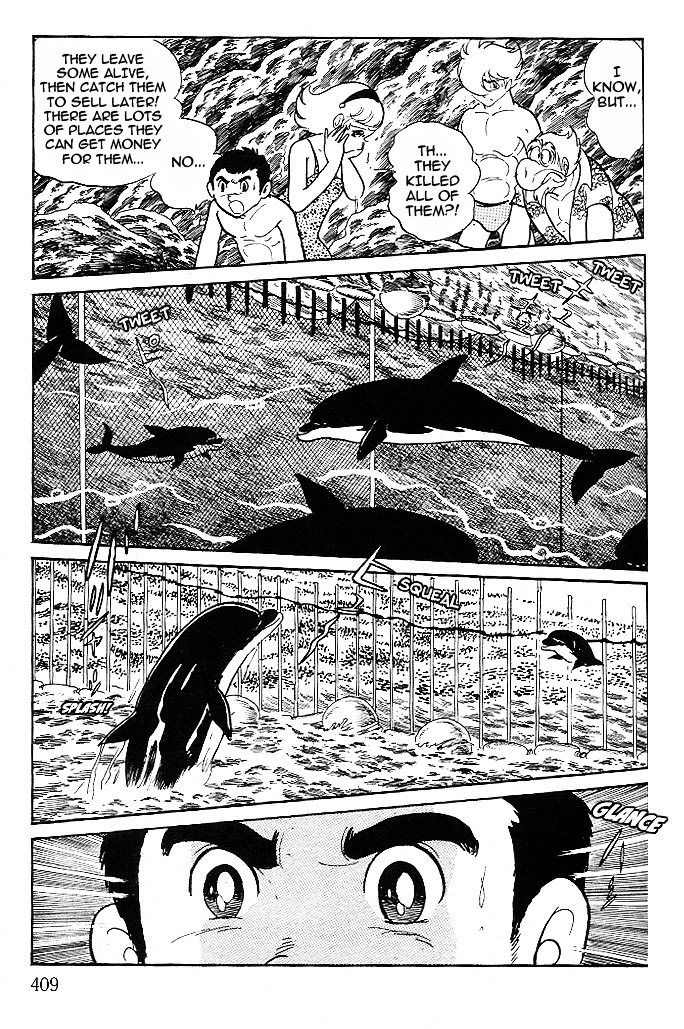 Cyborg 009 - Black-Hen - Vol.1 Chapter 6 : The Dolphin And The Boy