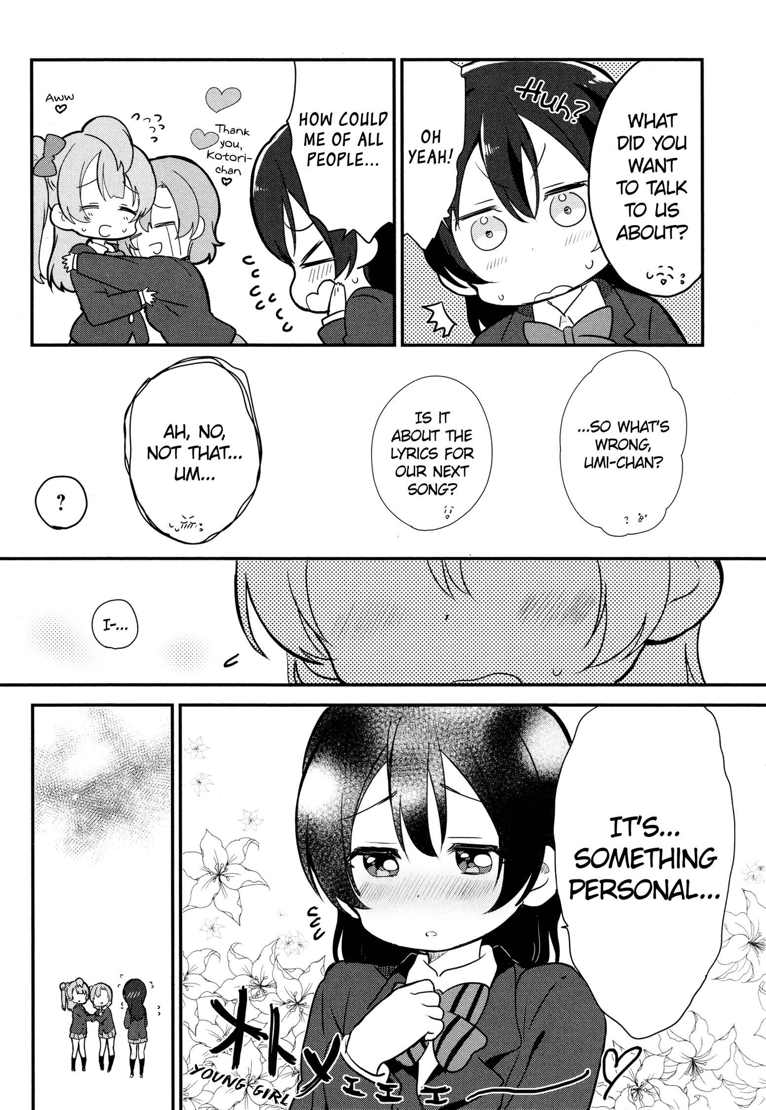 Love Live! Comic Anthology Μ's Sweet Memories - Vol.1 Chapter 6: Umi-Chan’s Discussion.