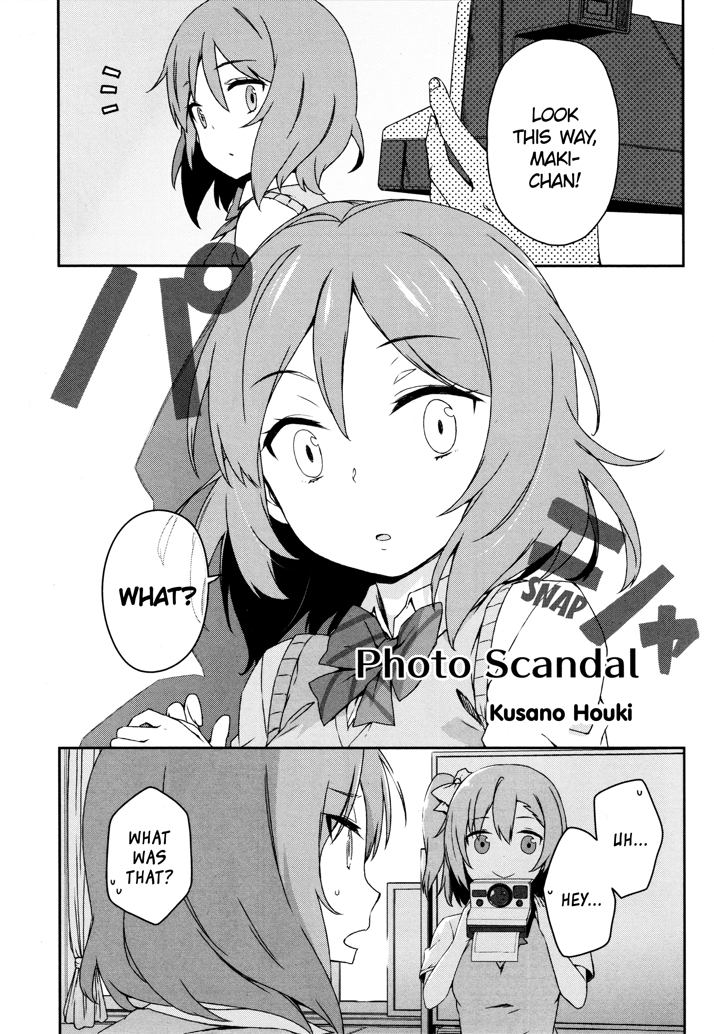 Love Live! Comic Anthology Μ's Sweet Memories - Vol.1 Chapter 5: Photo Scandal