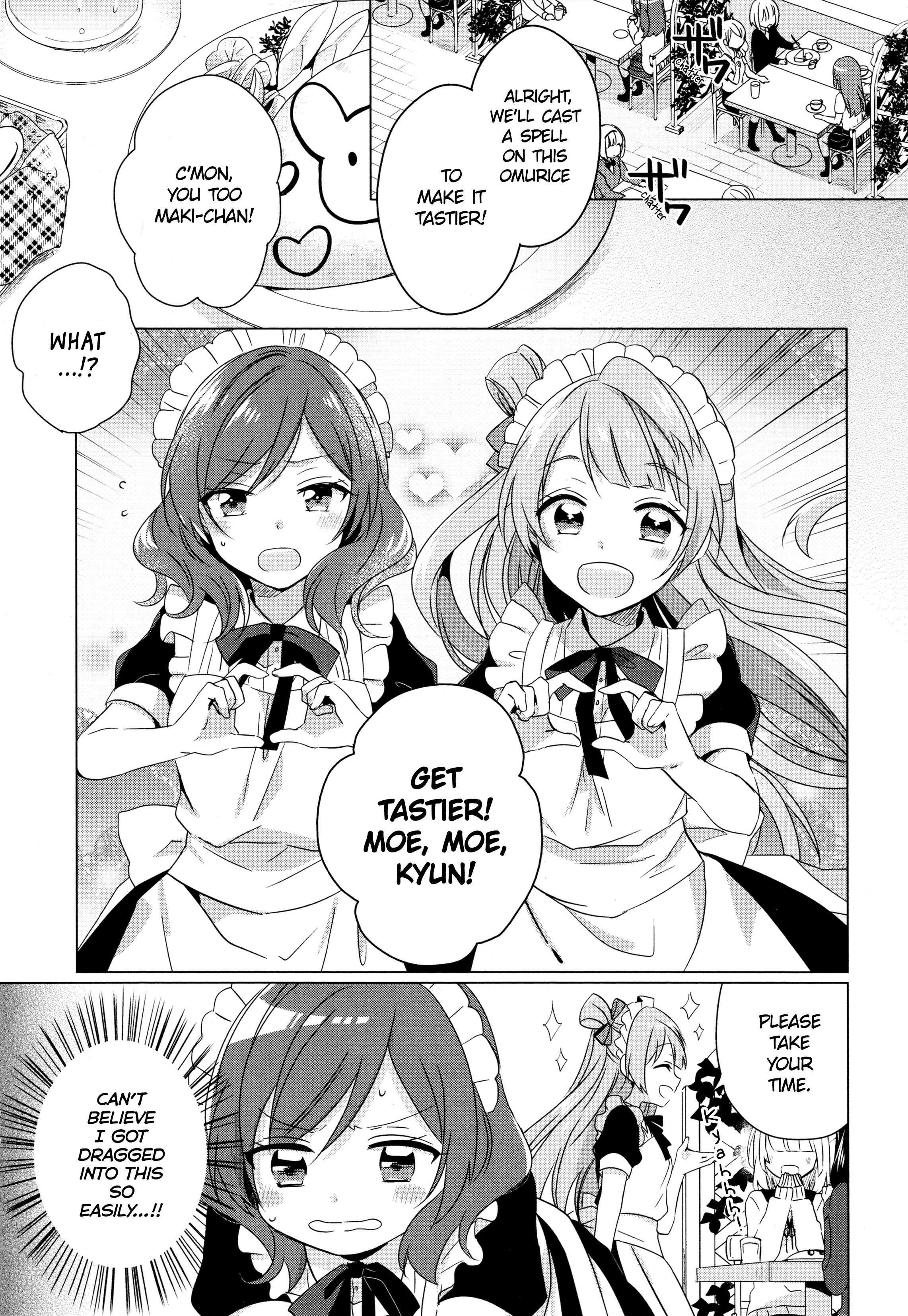 Love Live! Comic Anthology Μ's Sweet Memories - Vol.1 Chapter 2: Minalinsky And The One-Day Maid Experience