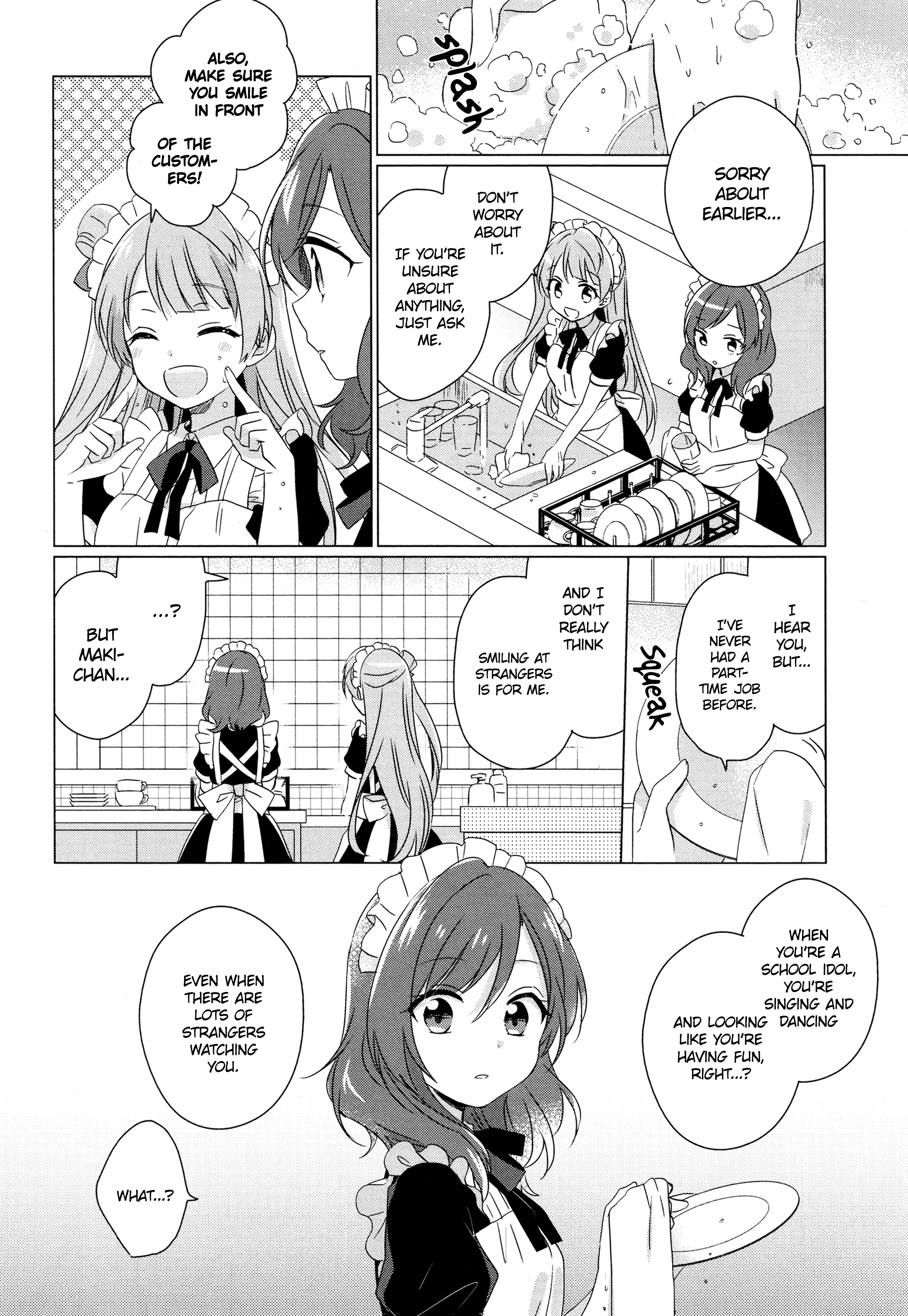 Love Live! Comic Anthology Μ's Sweet Memories - Vol.1 Chapter 2: Minalinsky And The One-Day Maid Experience