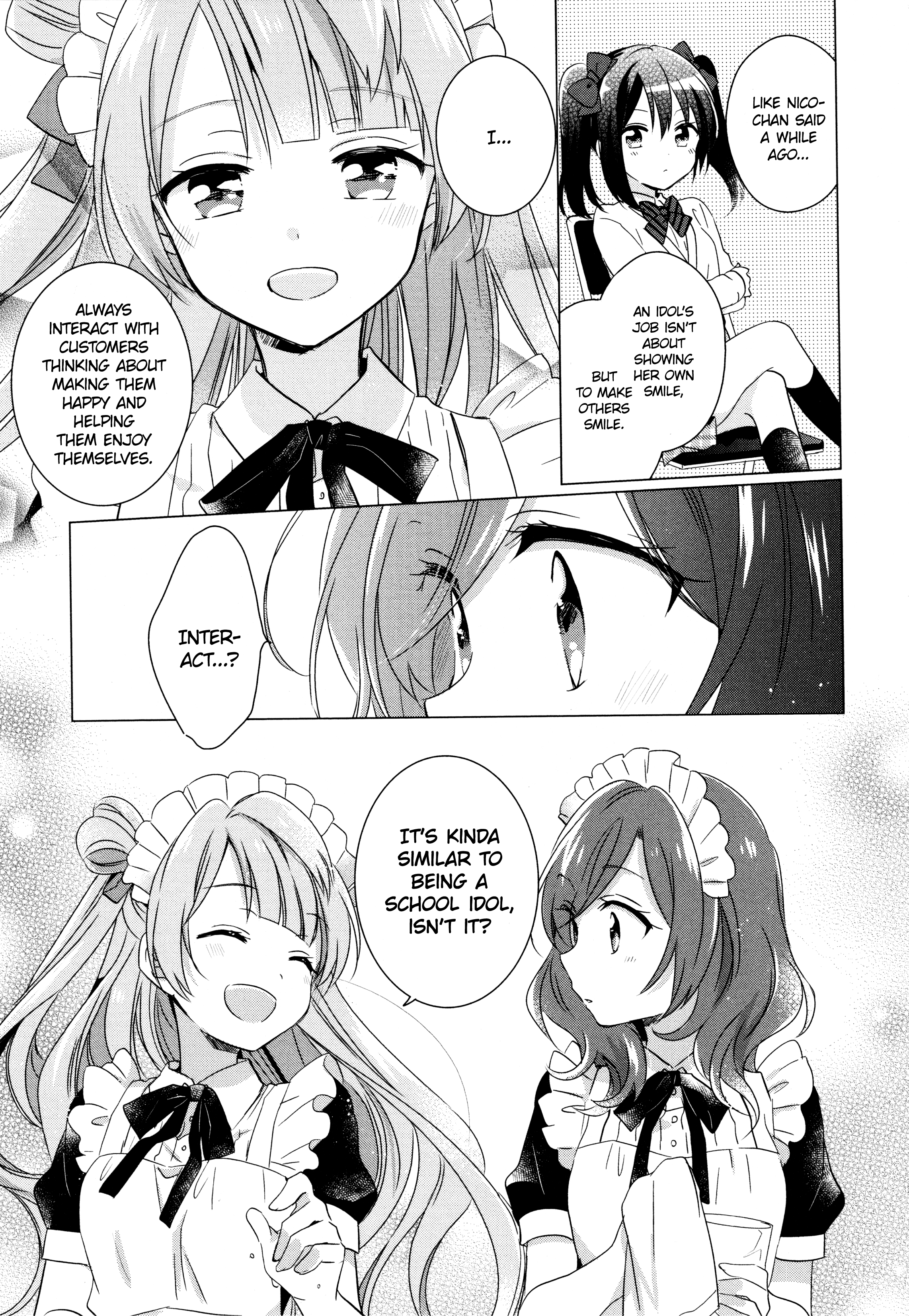 Love Live! Comic Anthology Μ's Sweet Memories - Vol.1 Chapter 2: Minalinsky And The One-Day Maid Experience