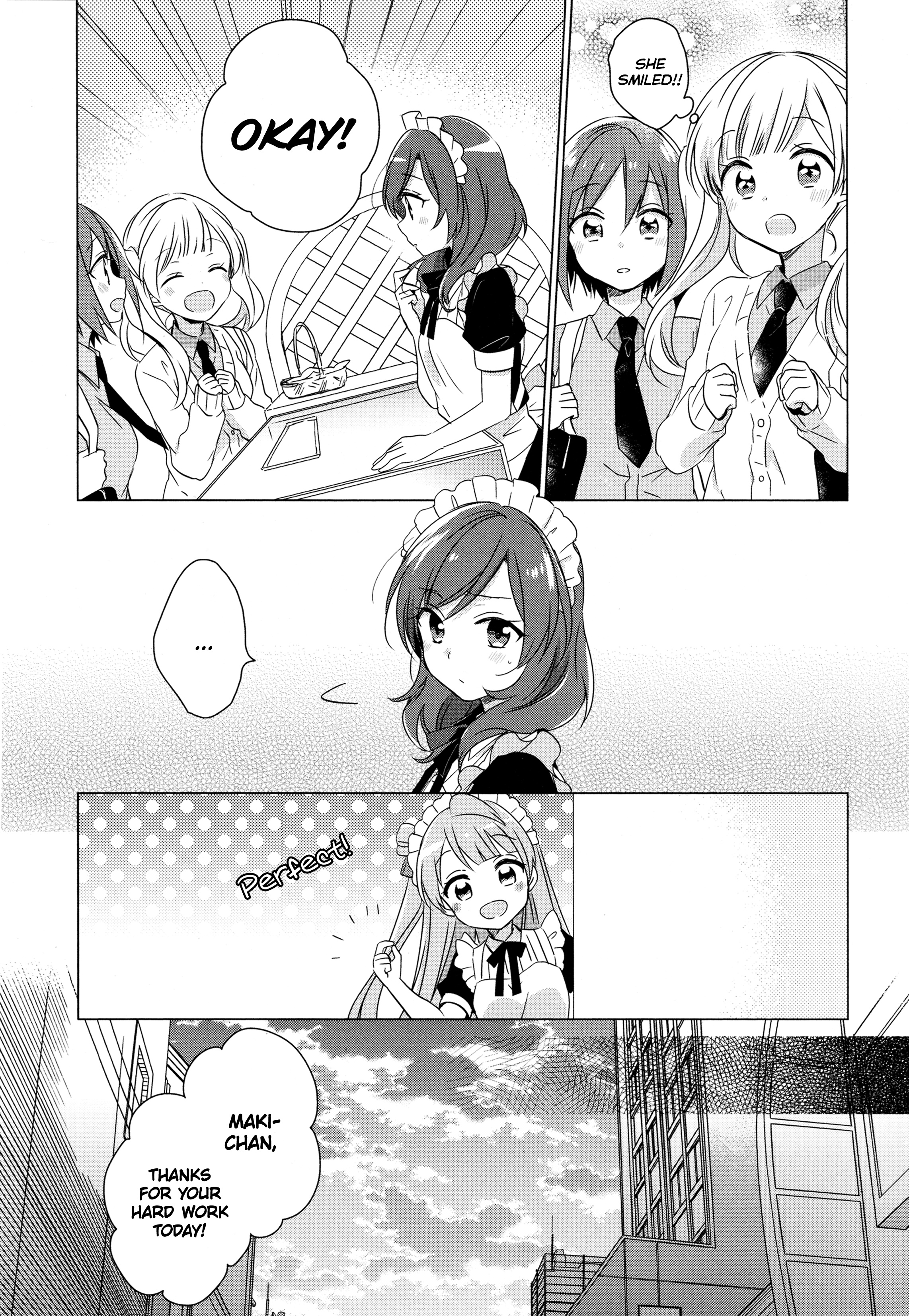 Love Live! Comic Anthology Μ's Sweet Memories - Vol.1 Chapter 2: Minalinsky And The One-Day Maid Experience