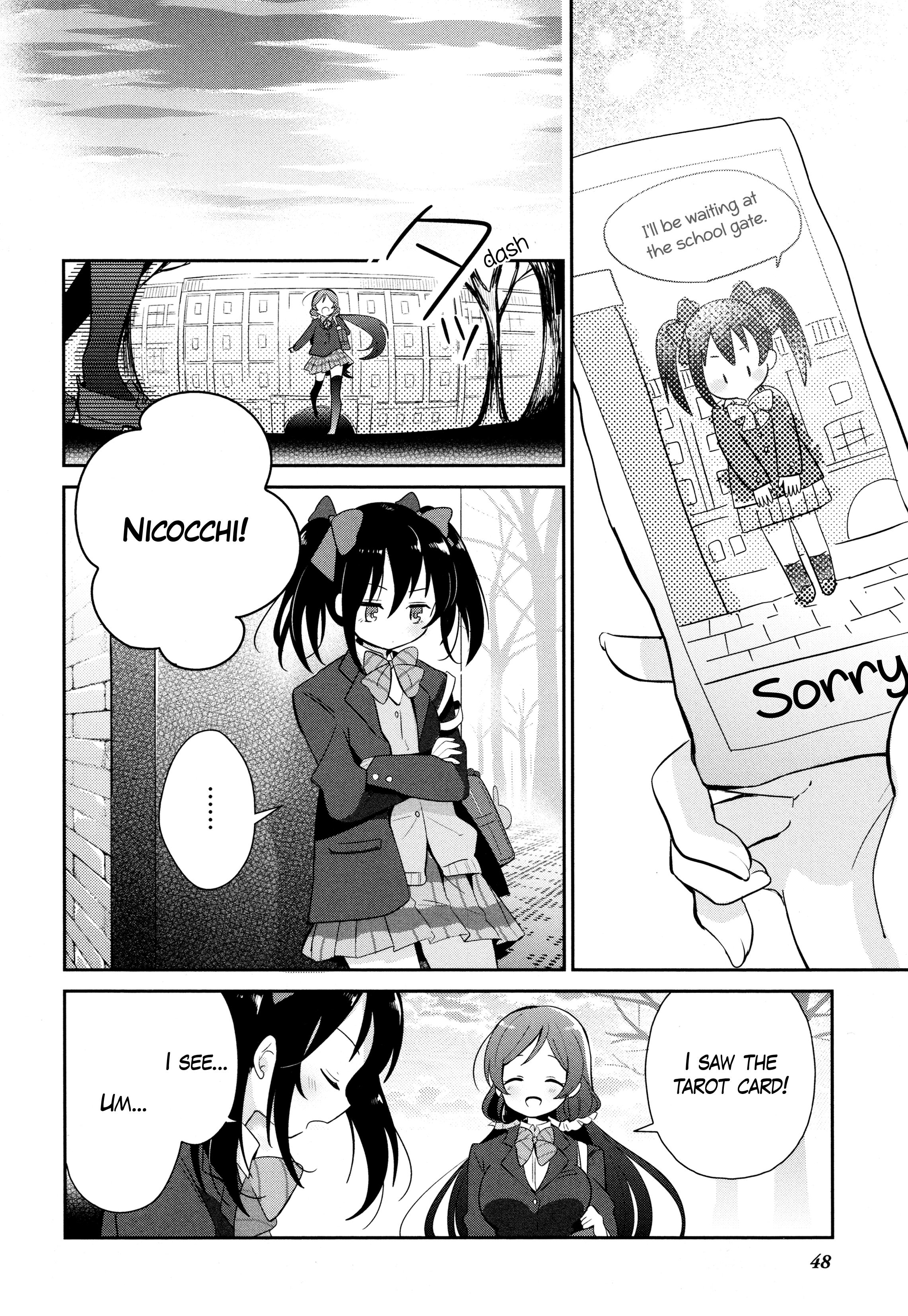 Love Live! Comic Anthology Μ's Sweet Memories - Vol.1 Chapter 3: Apology Tarot