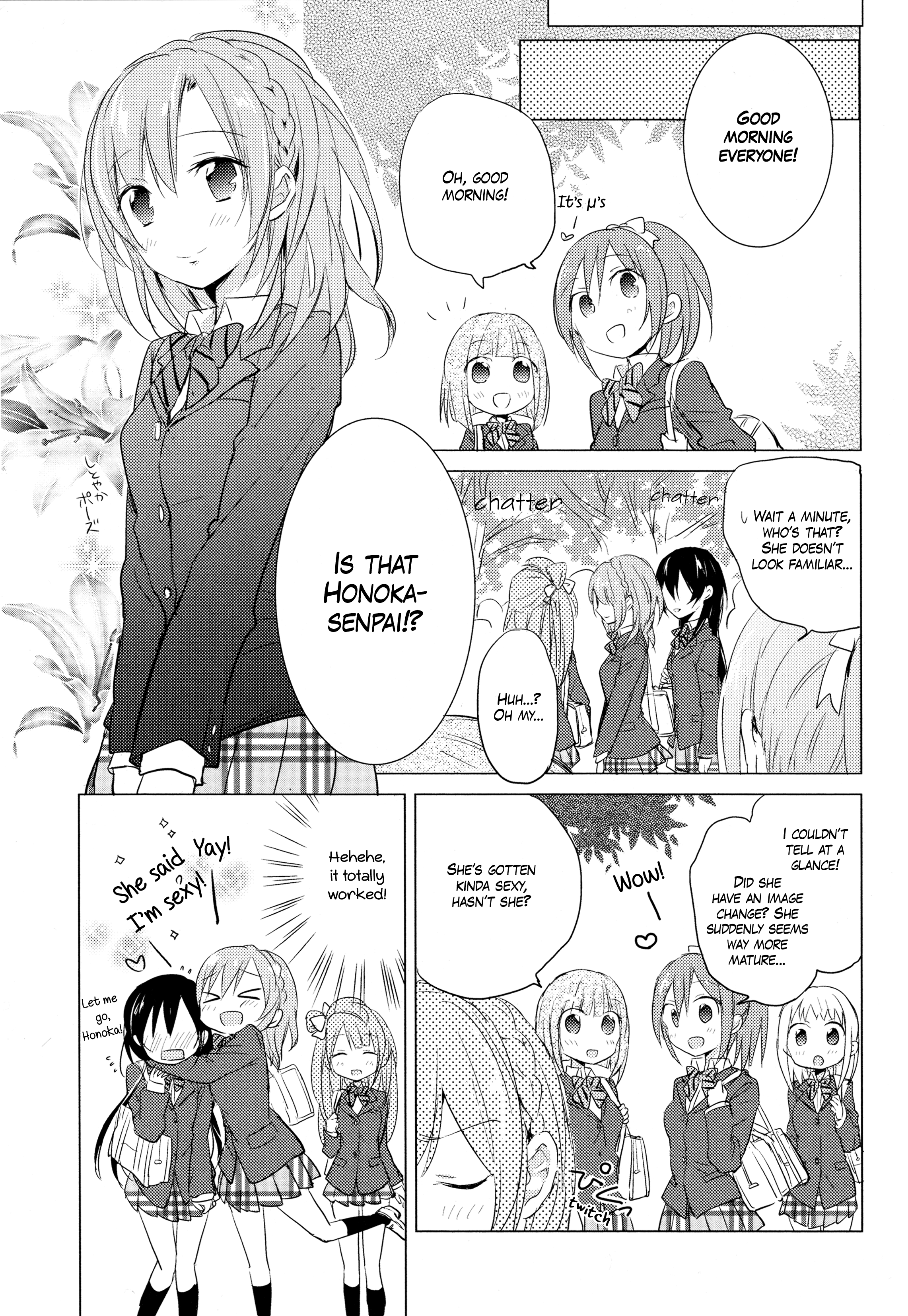 Love Live! Comic Anthology Μ's Sweet Memories - Vol.1 Chapter 10: Honoka-Ism!