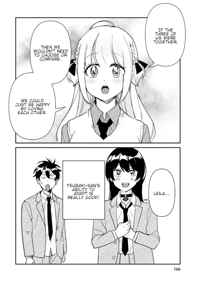 Kono Sankaku Love Come Wa Shiawase Ni Naru Gime Ga Aru - Chapter 13