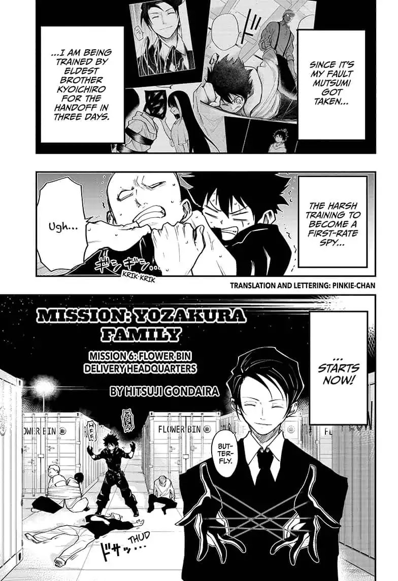 Mission: Yozakura Family - Chapter 6: Mission 6: Flower Bin Delivery Headquarter