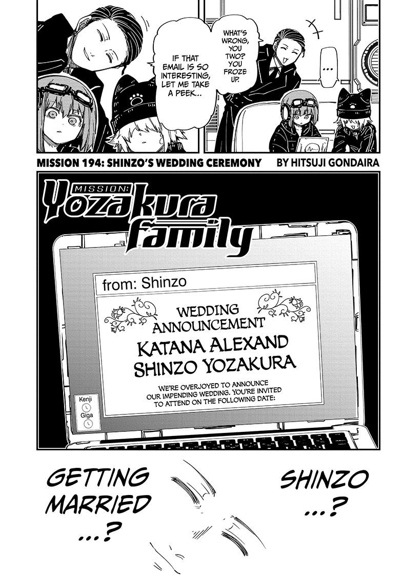 Mission: Yozakura Family - Chapter 194