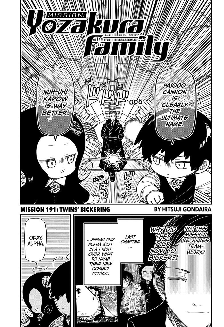 Mission: Yozakura Family - Chapter 191