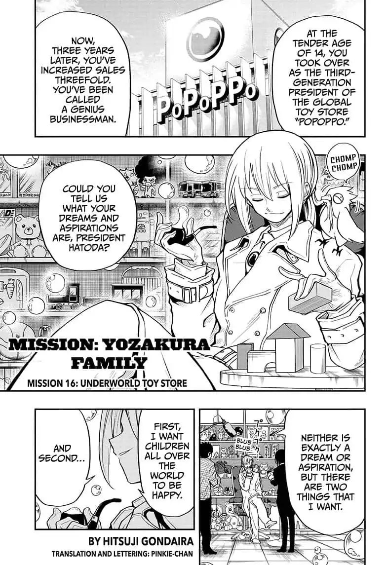 Mission: Yozakura Family - Chapter 16: Underworld Toy Store