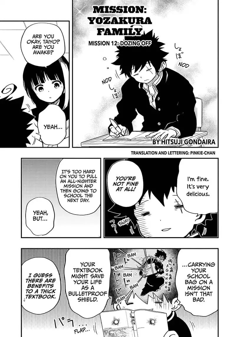 Mission: Yozakura Family - Chapter 12: Mission 12: Dozing Off