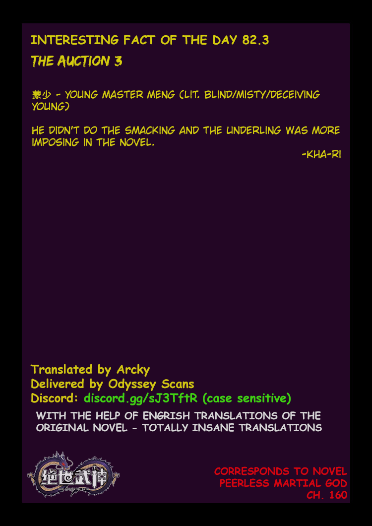 God Of Martial Arts - Vol.1 Chapter 82.3: The Auction(3)